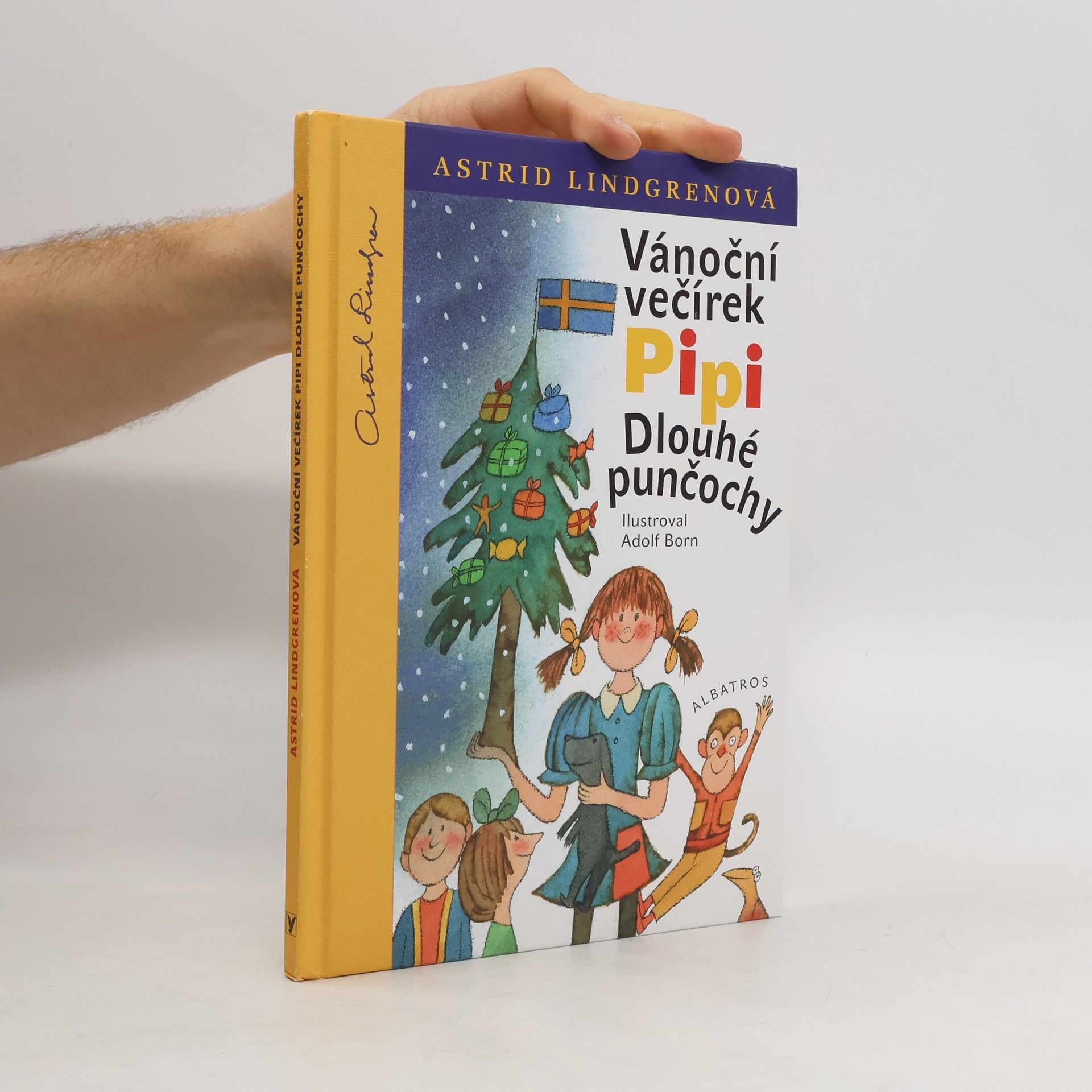 Astrid Lindgren Vánoční večírek Pipi Dlouhé punčochy