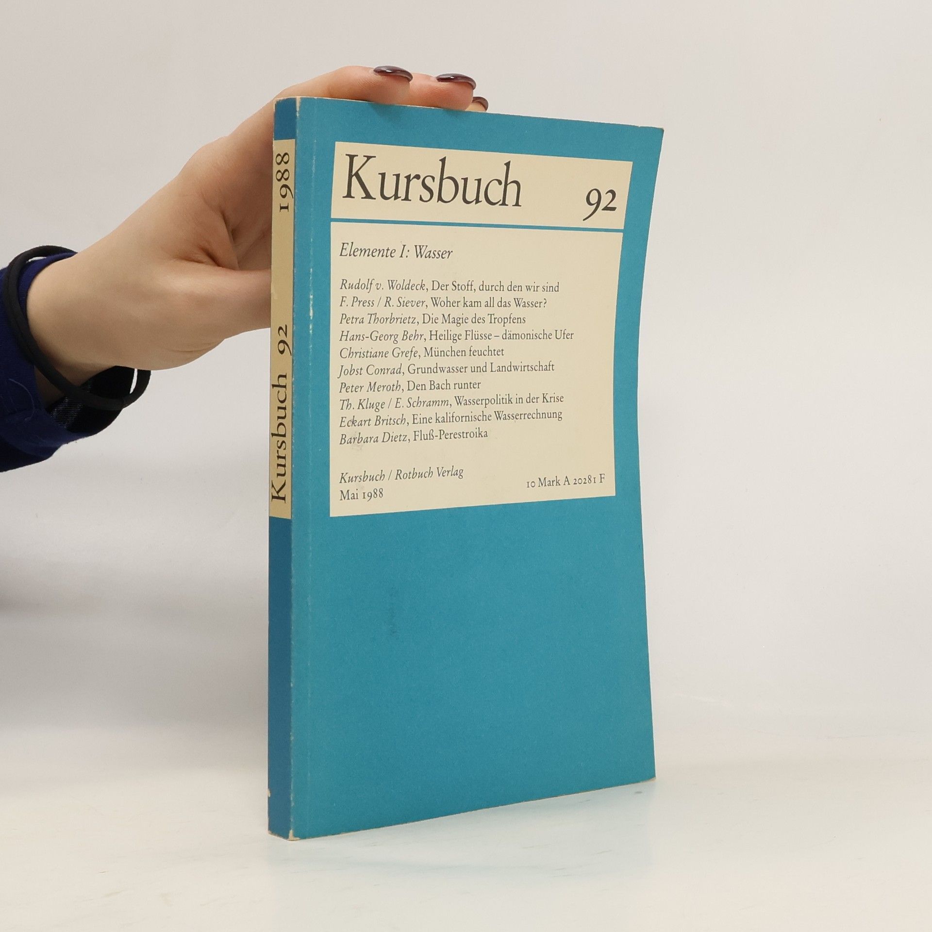 Autorenkollektiv Kursbuch 92