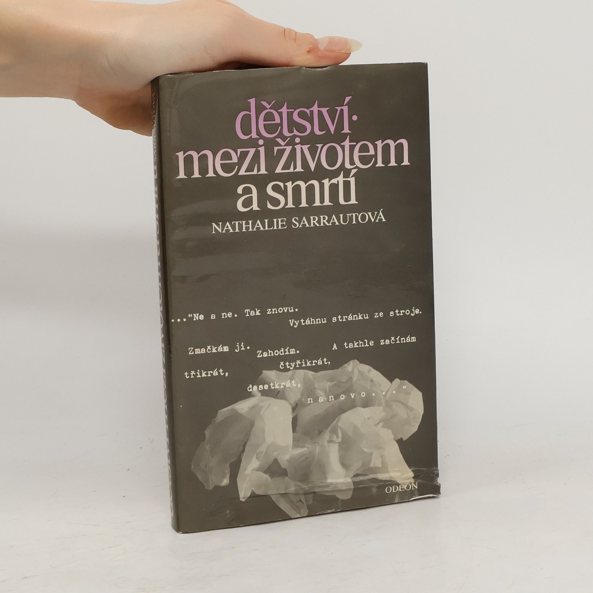 Nathalie Sarrautová Dětství mezi životem a smrtí