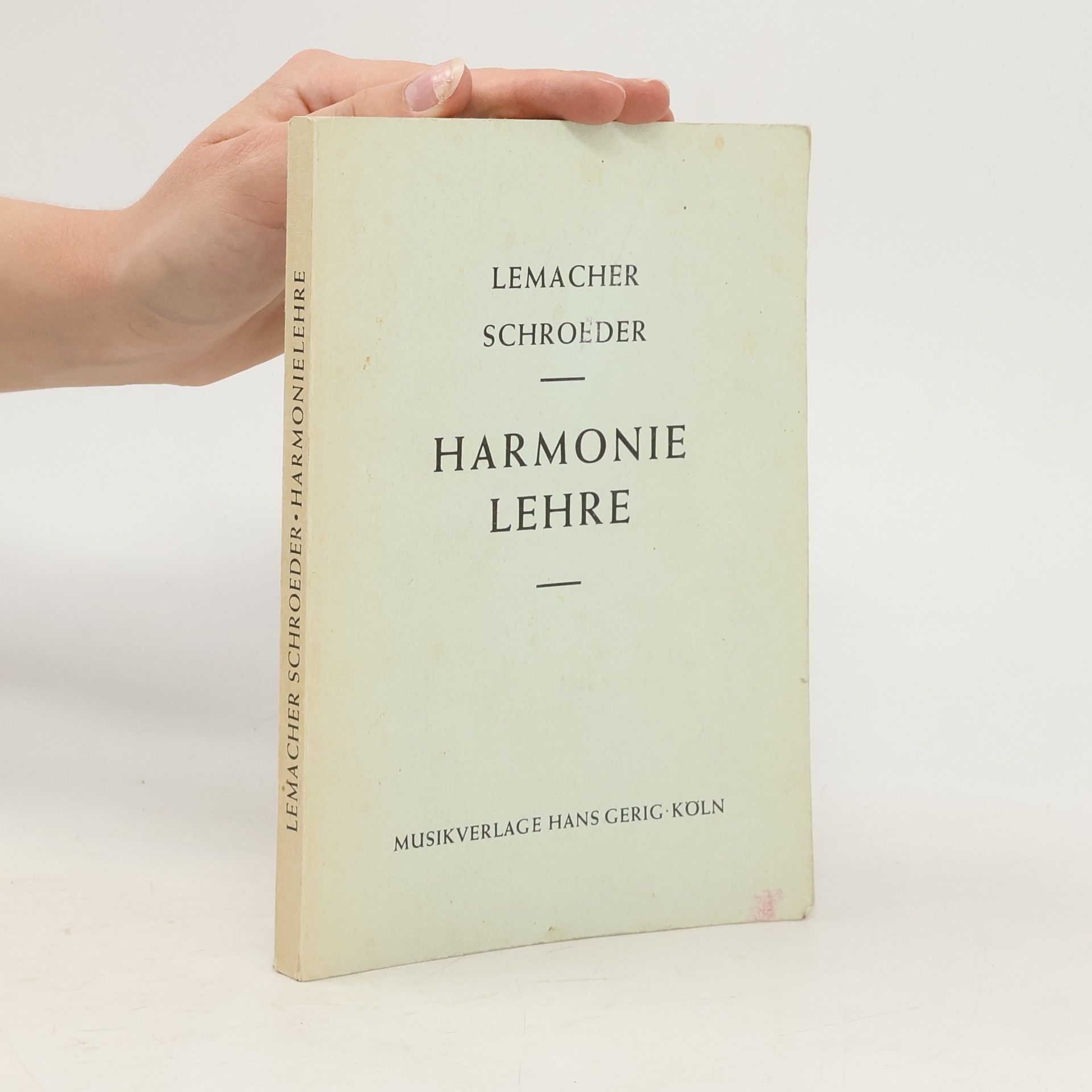 Lemacher Schroeder Harmonie Lehre