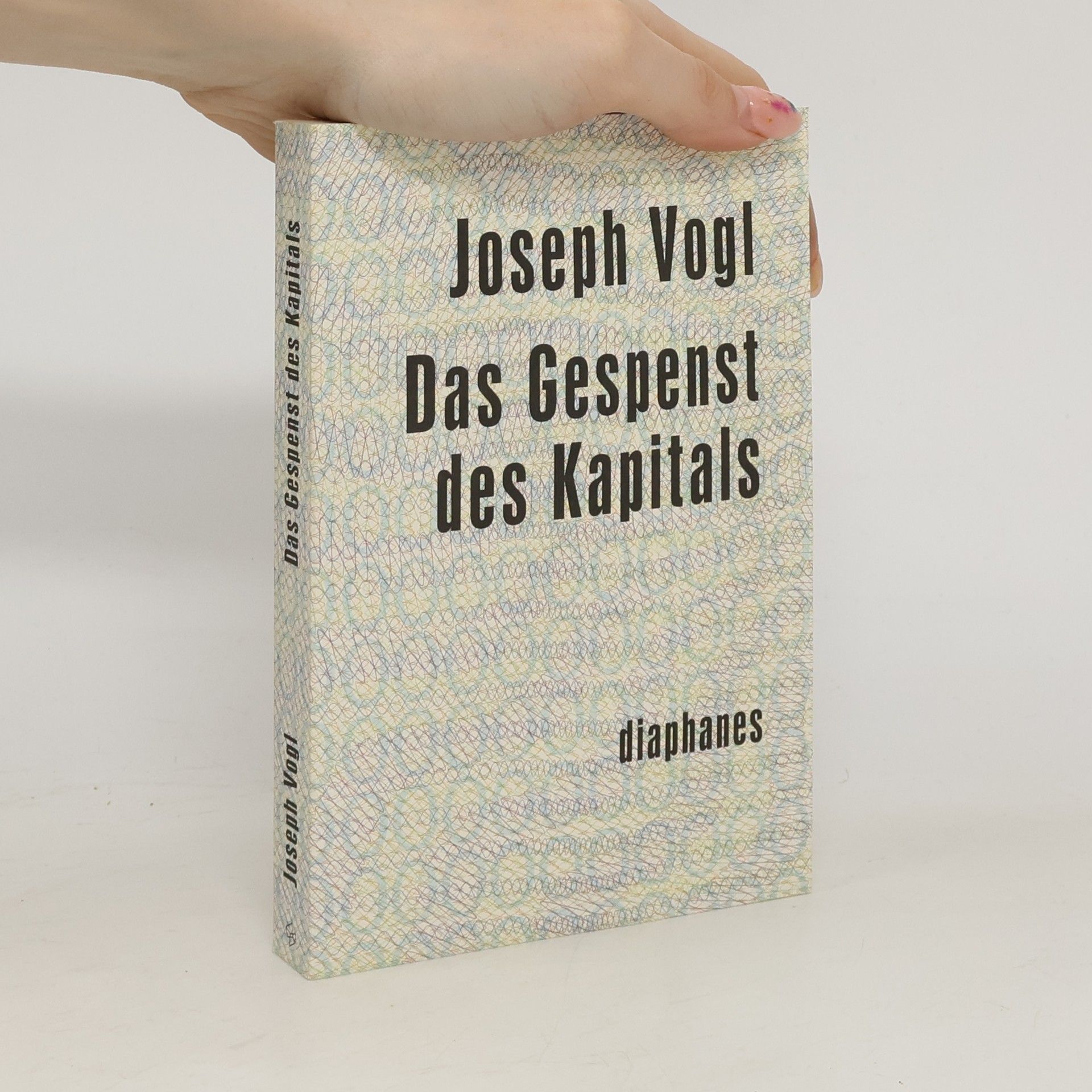 Joseph Vogl Das Gespenst des Kapitals