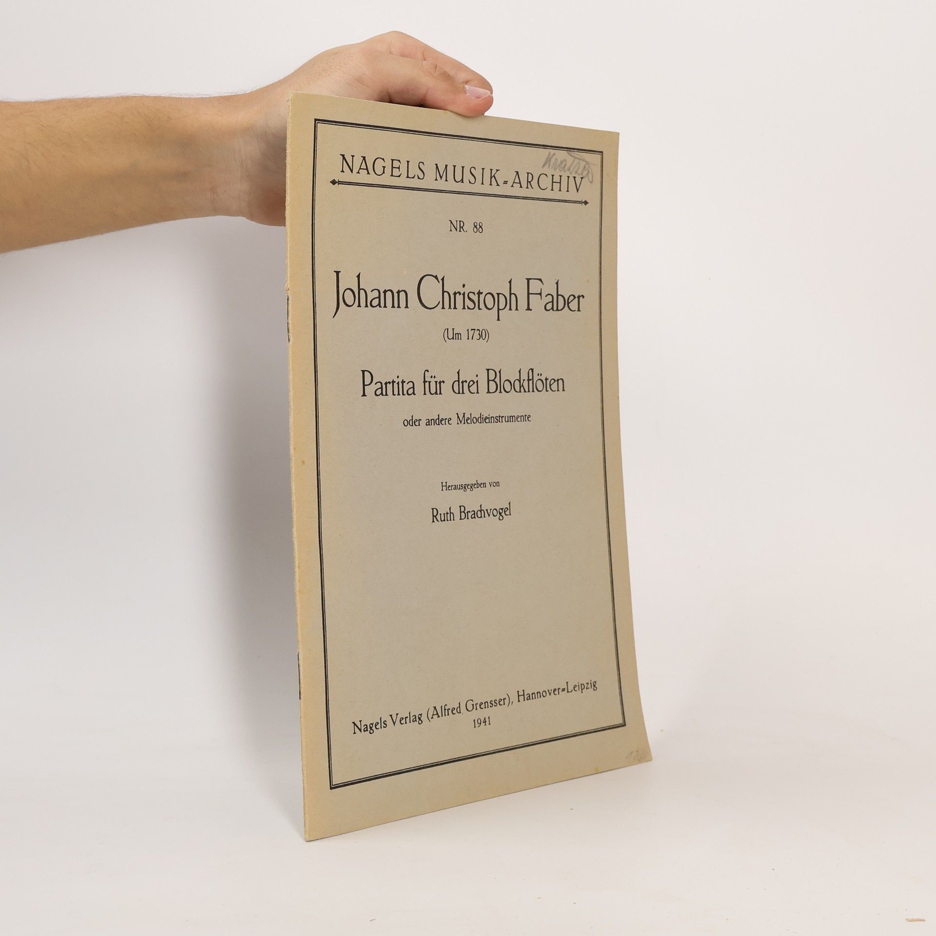 Ruth Brachvogel Nagels Musik-Archiv 88