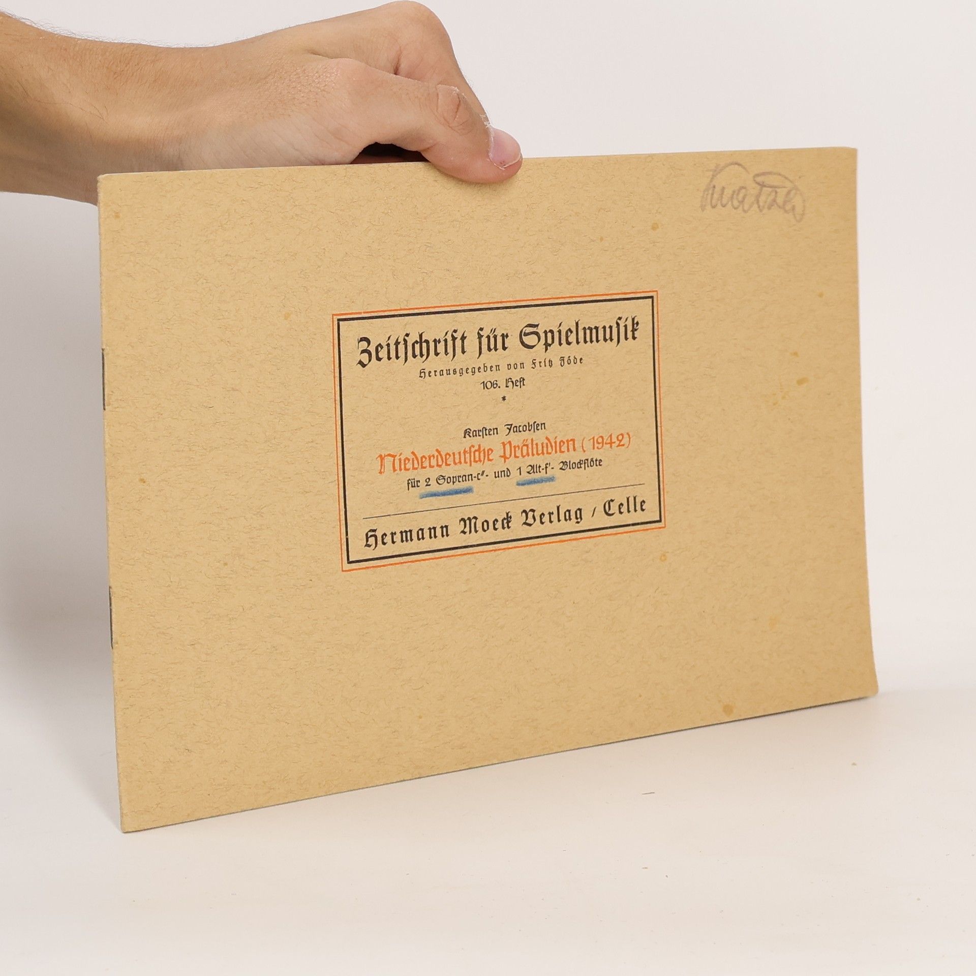 Karsten Jacobsen Zeitschrift für Spielmusik 106