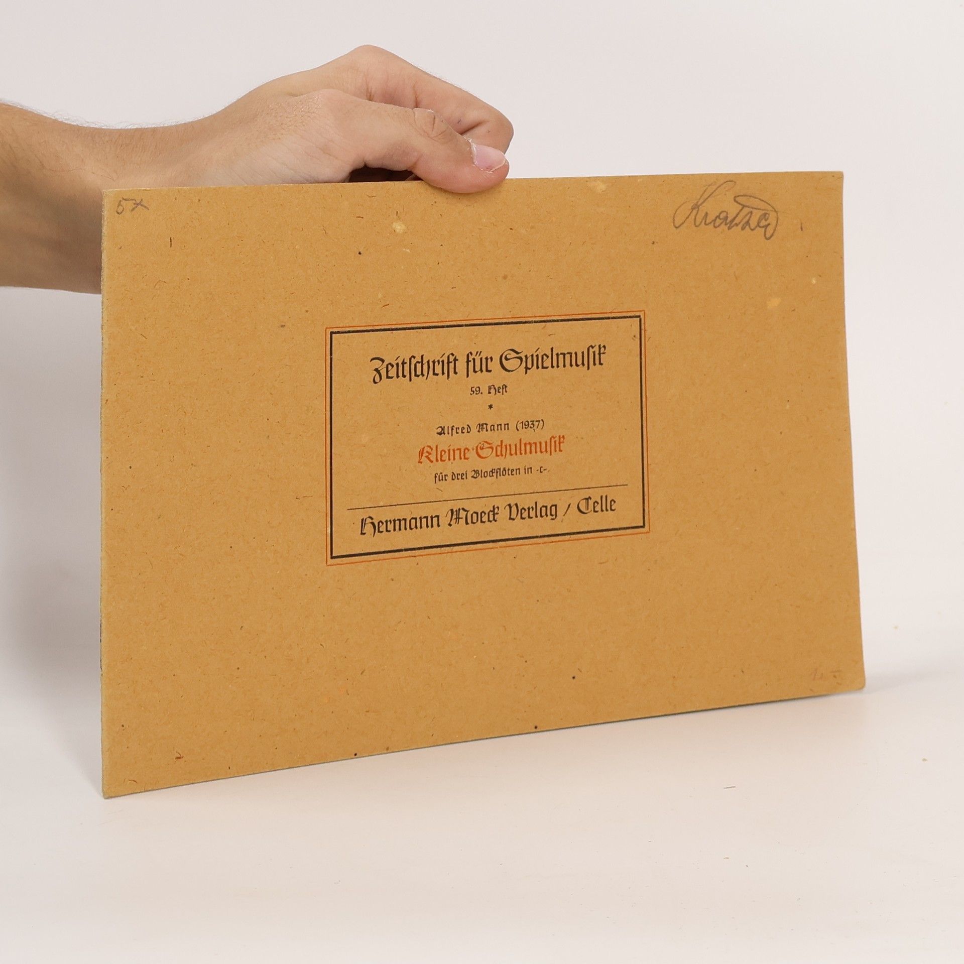 Alfred Mann Zeitschrift für Spielmusik
