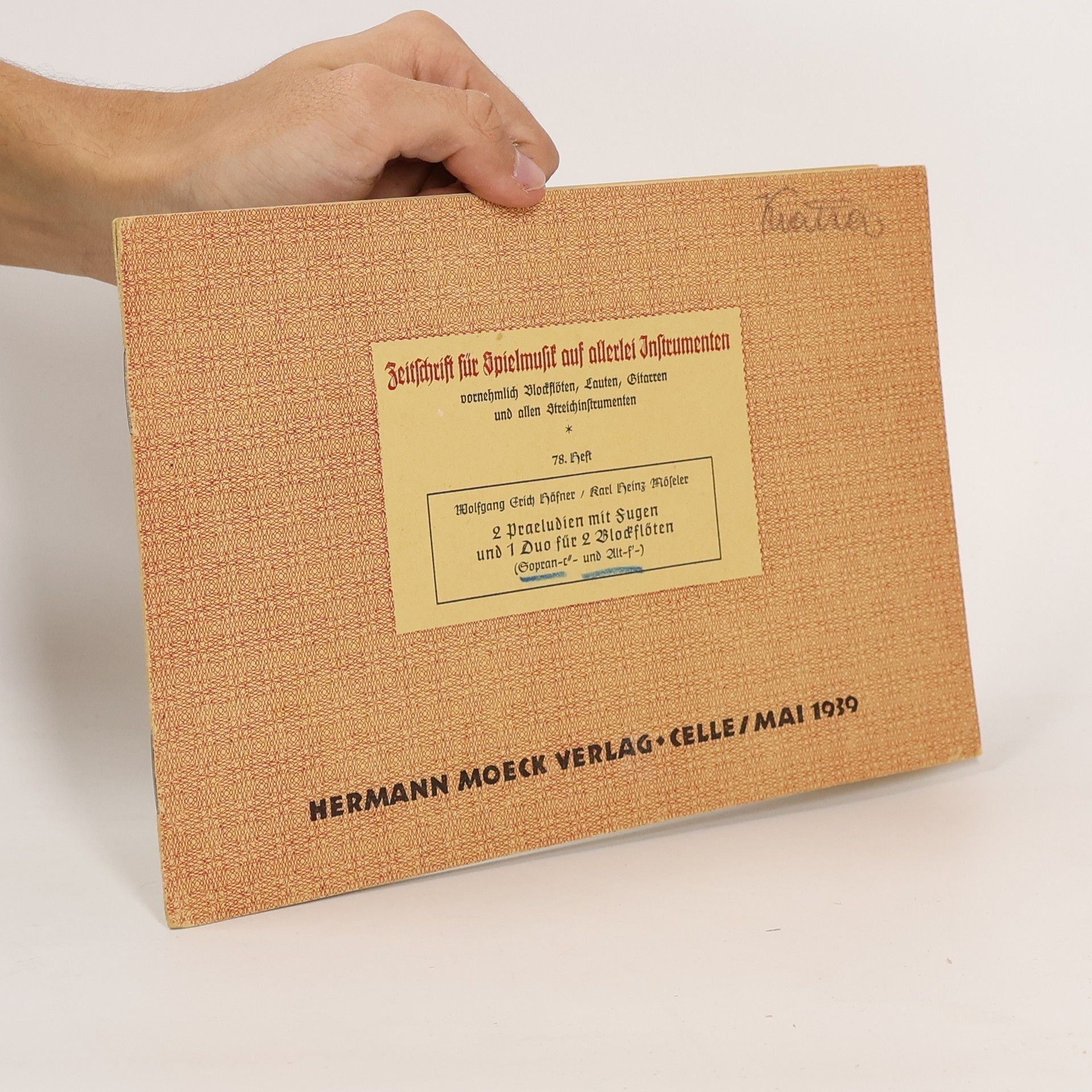 Collectif d'auteurs Zeitschrift für Spielmusik auf allerlei Instrumenten