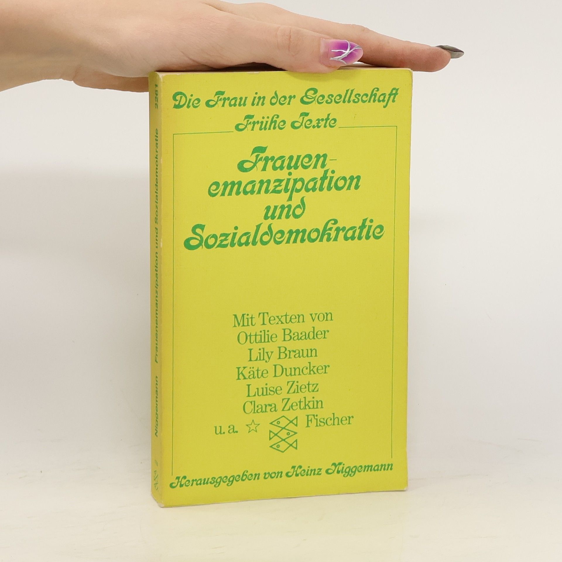 Heinz Niggemann Frauenemanzipation und Sozialdemokratie