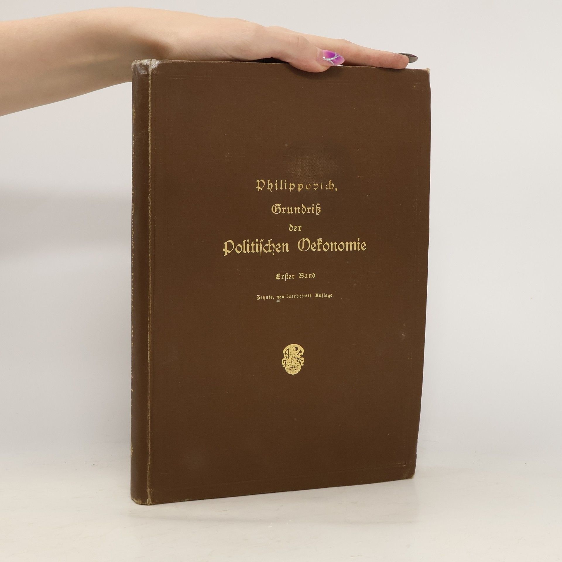 Grundriß der Politischen Oekonomie