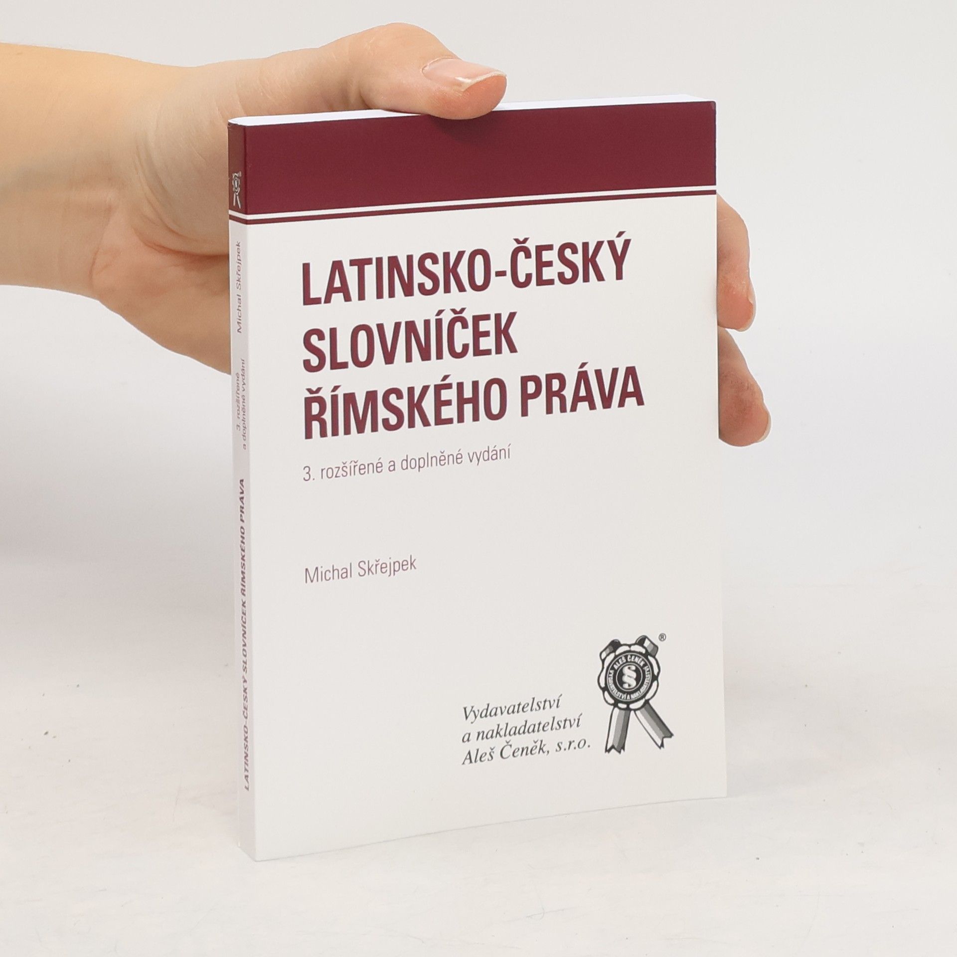 Michal Skřejpek Latinsko-český slovníček římského práva