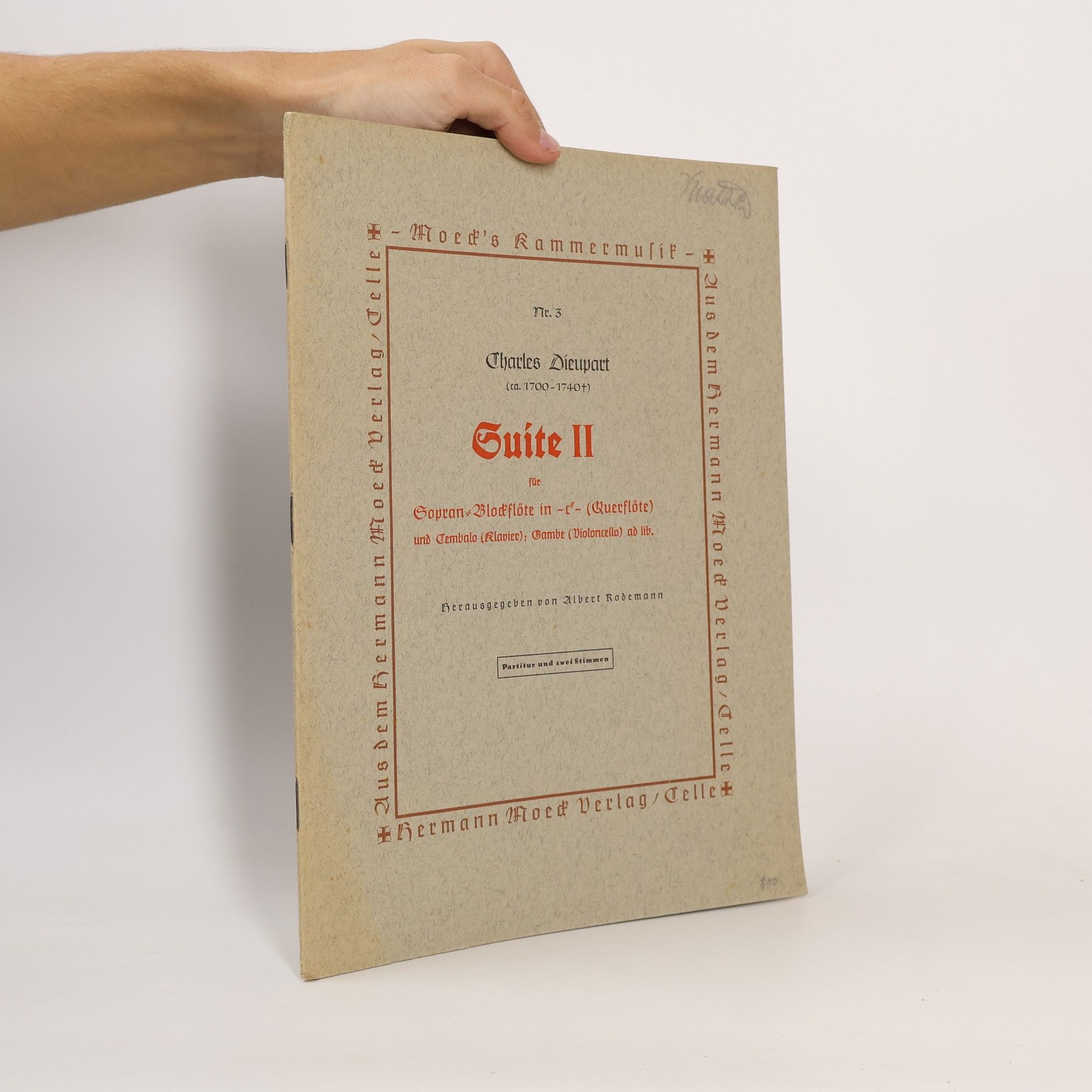 Charles Dieupart Moecks Kammermusik 3