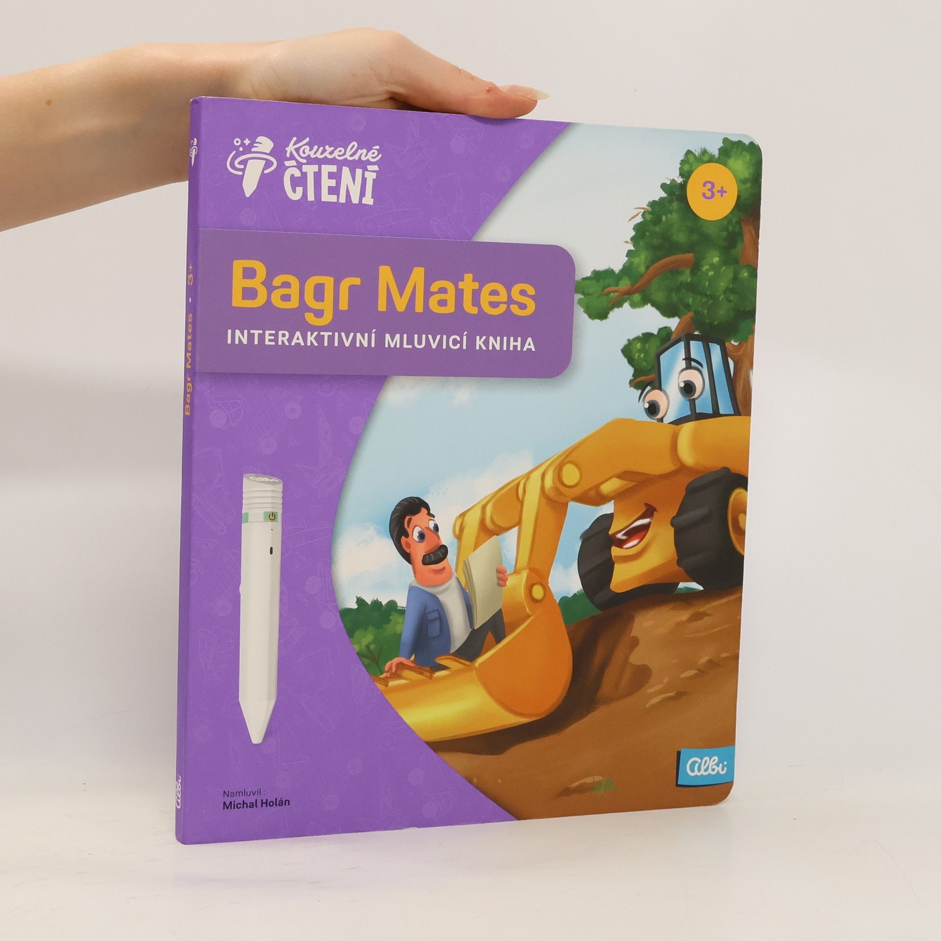 Lucie Krystlíková Bagr Mates. Interaktivní mluvicí kniha