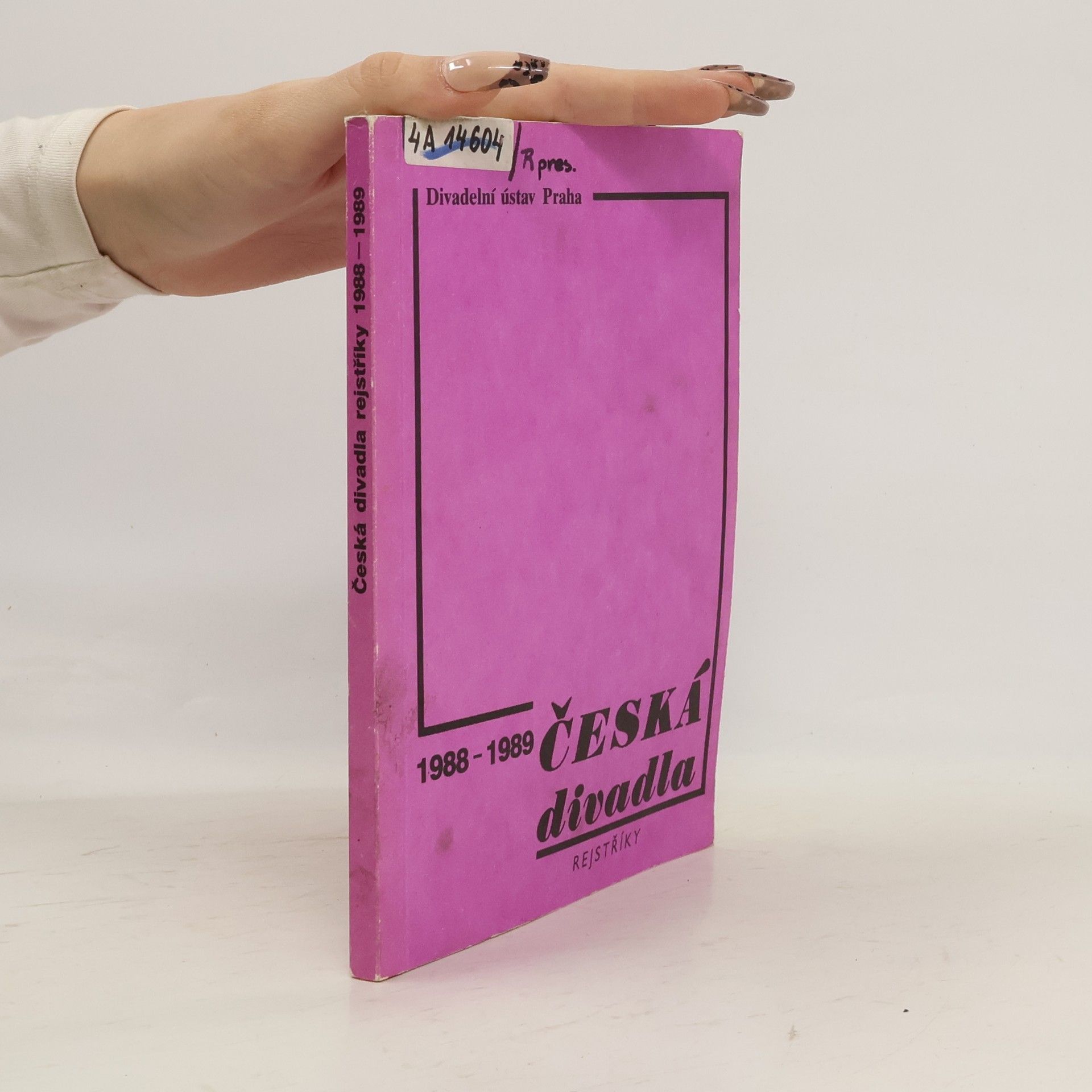 Collectif d'auteurs Česká divadla 1988-1989