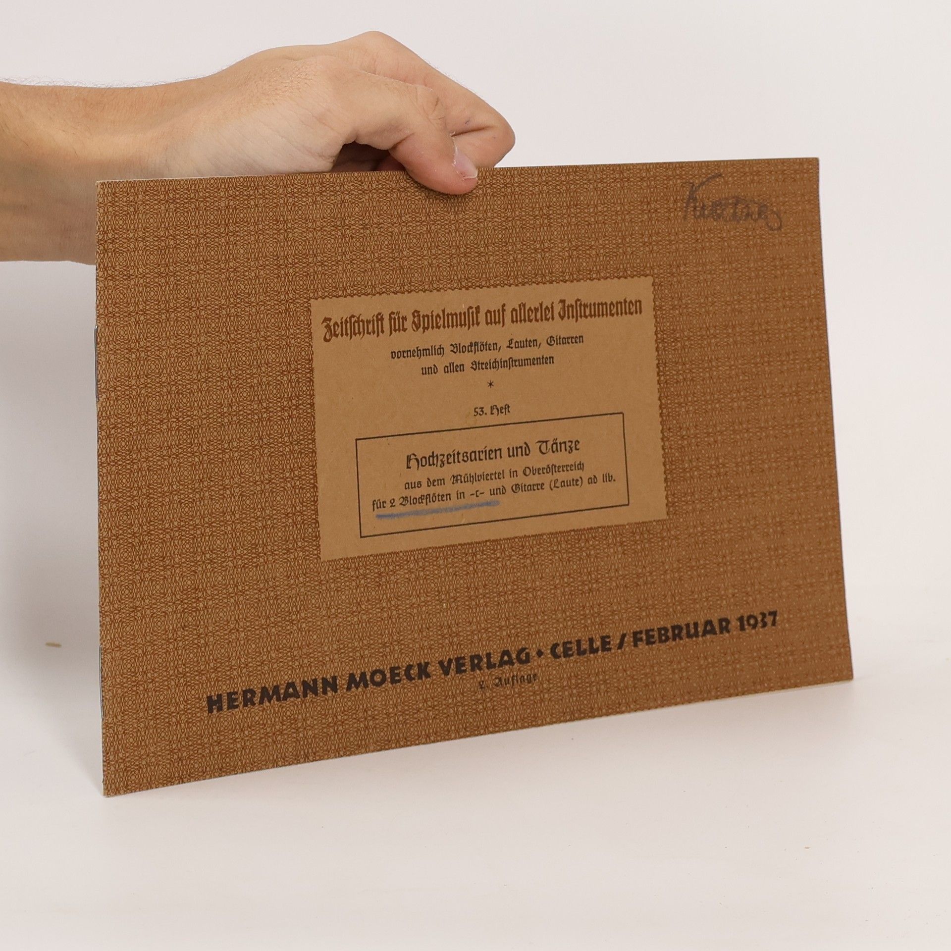 Collectif d'auteurs Zeitschrift für Spielmusik auf allerlei Instrumenten