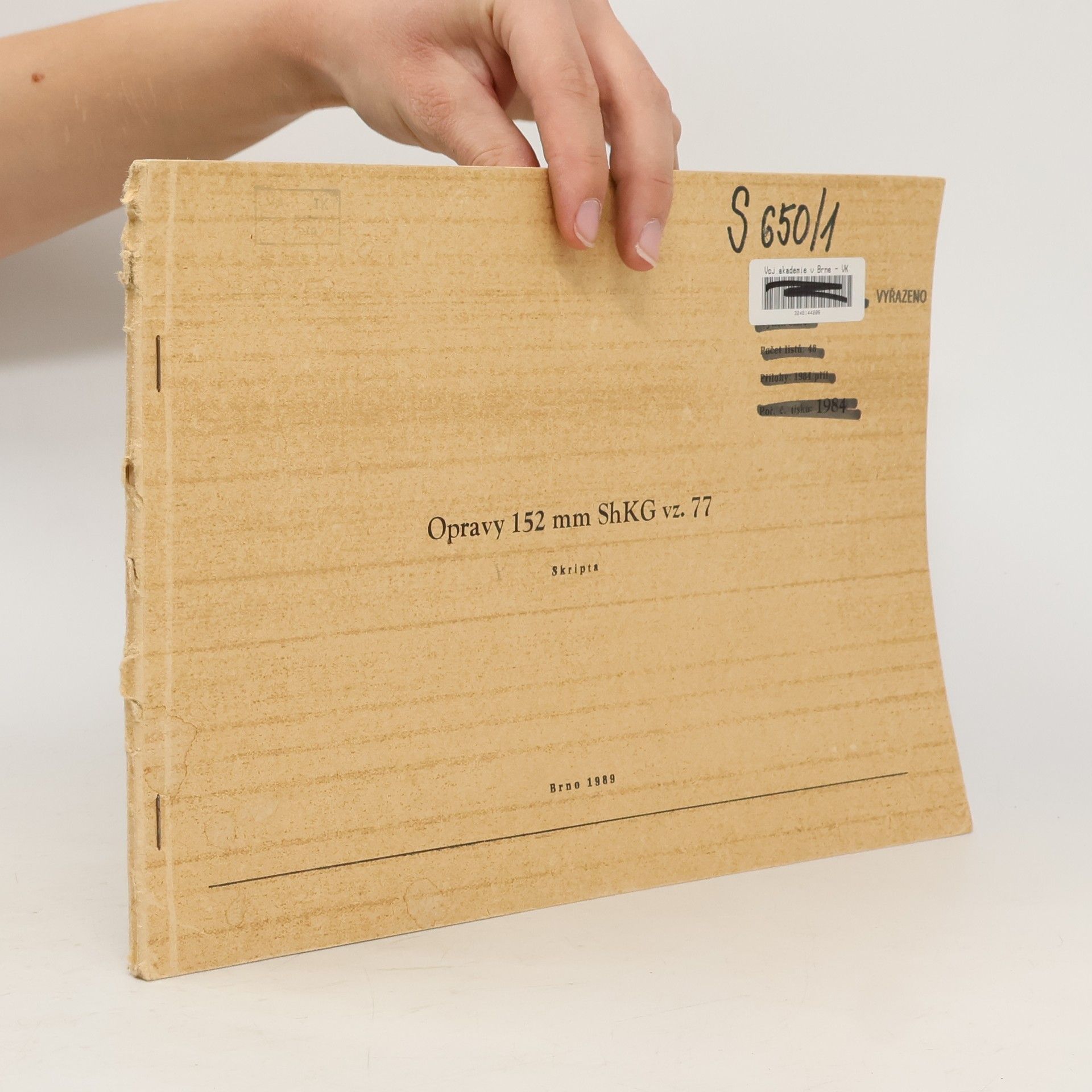 Kolektív autorov Opravy 152 mm ShKH vz. 77 Opravy 152 mm ShKG vz. 77