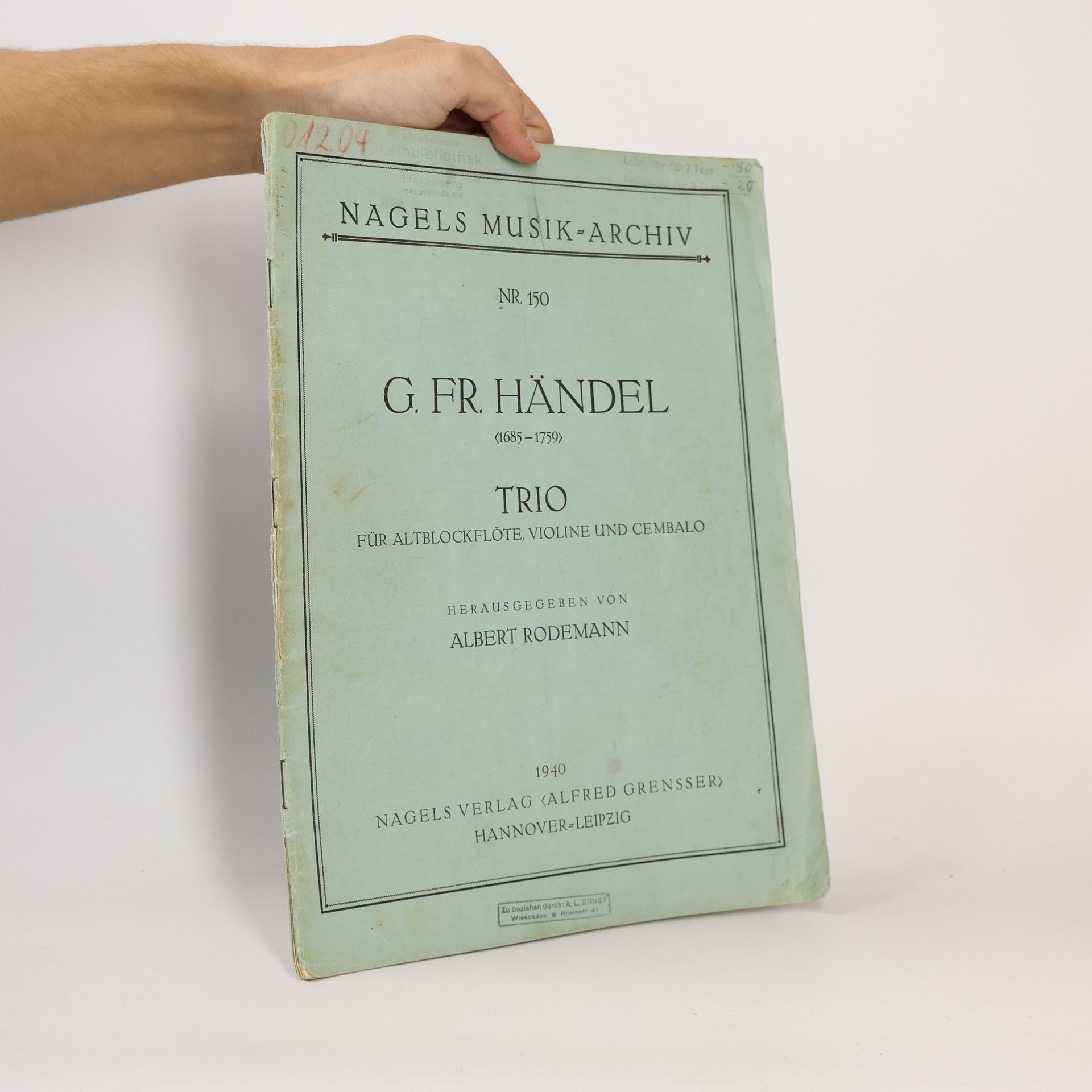 Albert Rodemann Georg Friedrich Händel