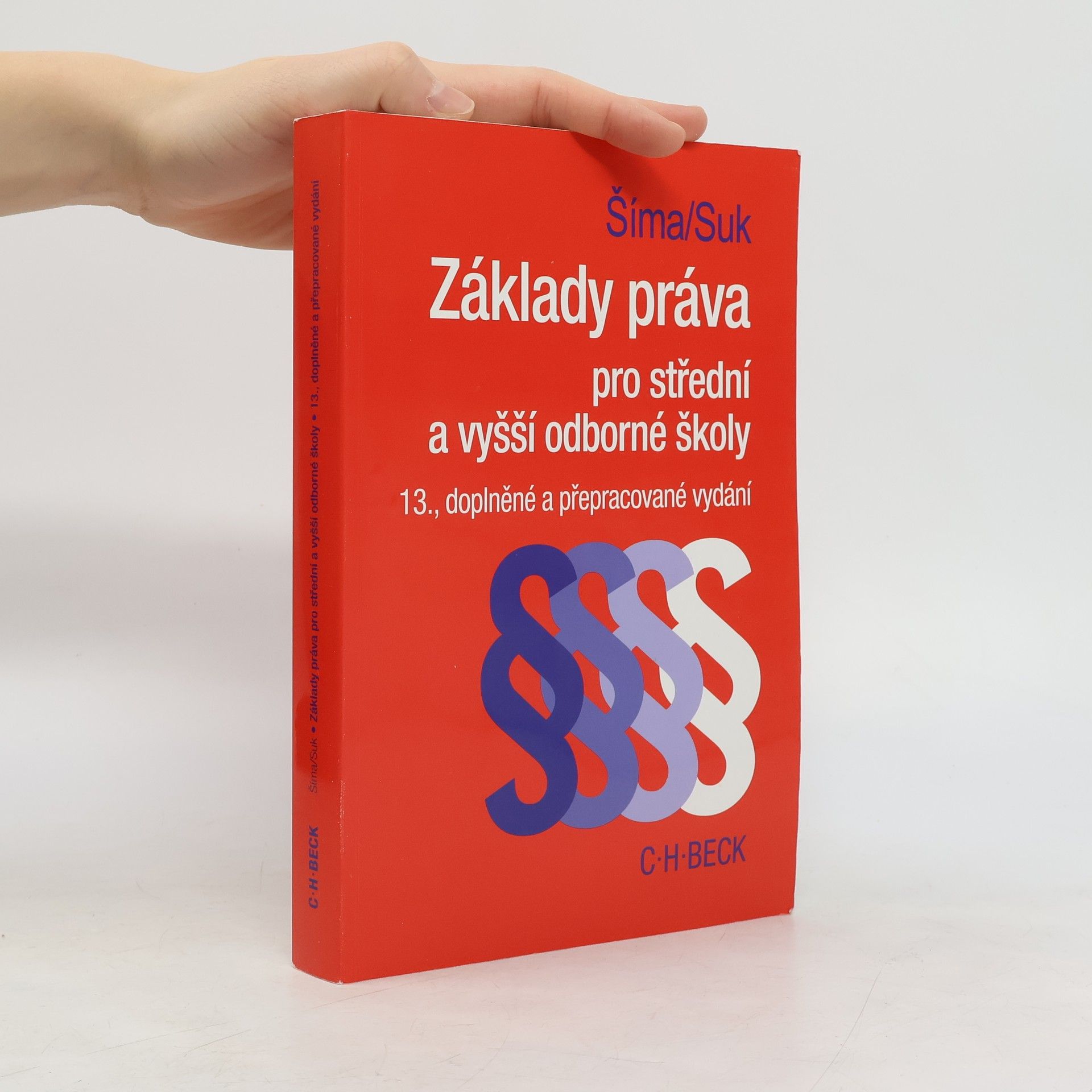 Alexander Šíma Základy práva pro střední a vyšší odborné školy