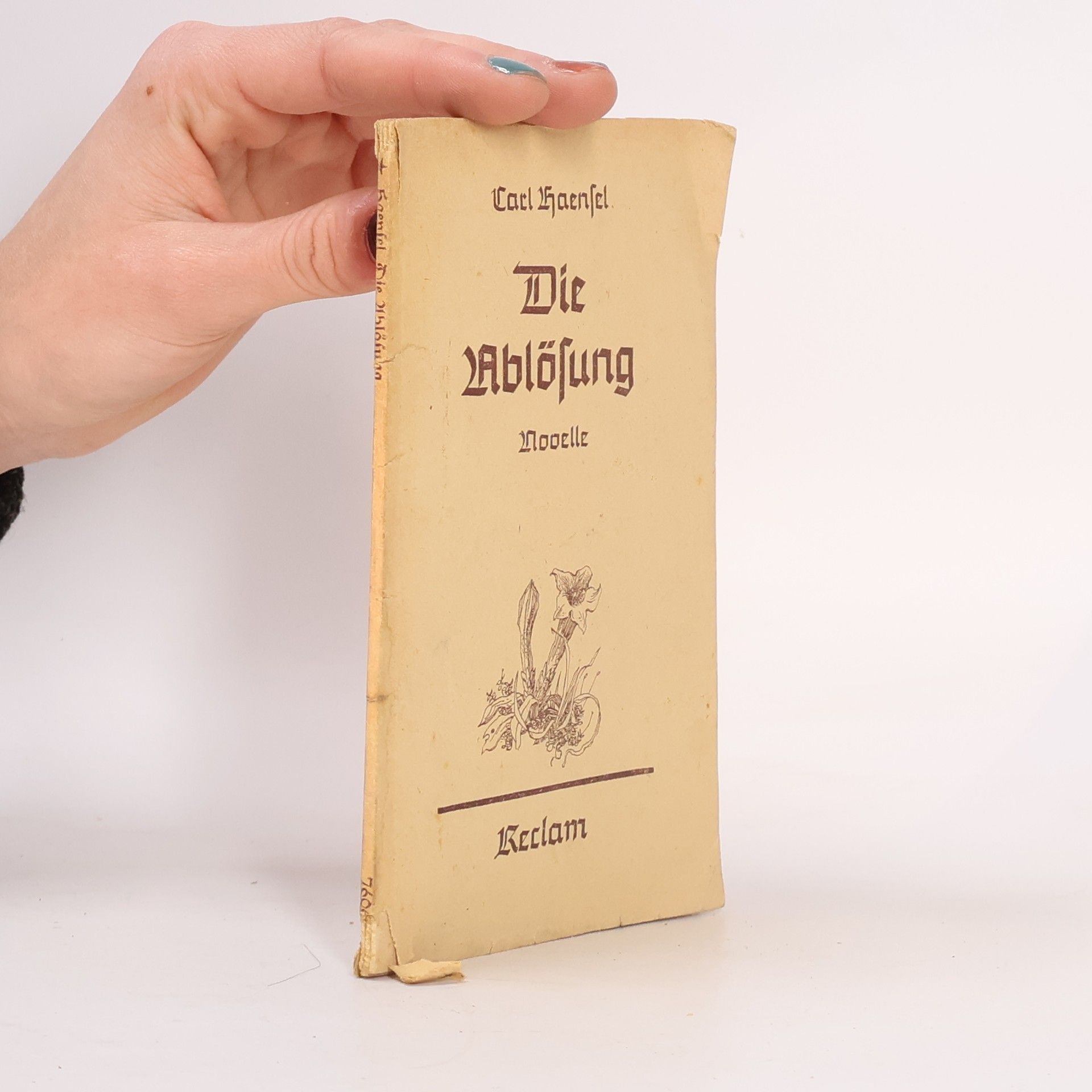 Carl Haensel Die Ablösung
