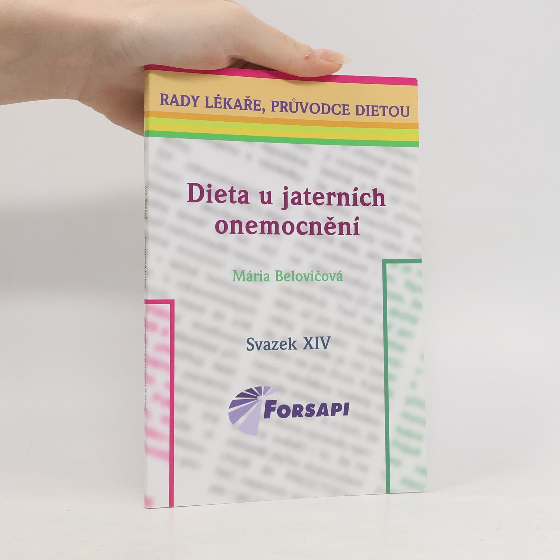 Mária Belovičová Dieta u jaterních onemocnění