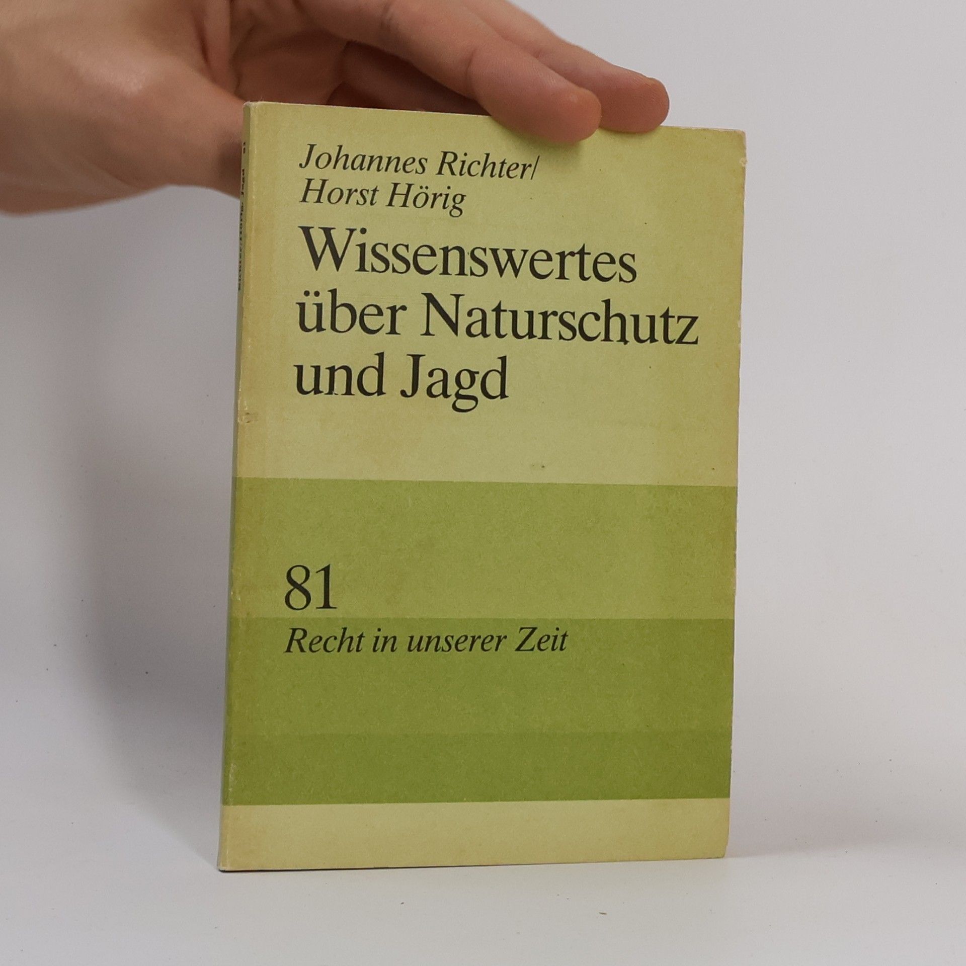 Johannes Richter Wissenswertes über Naturschutz und Jagd