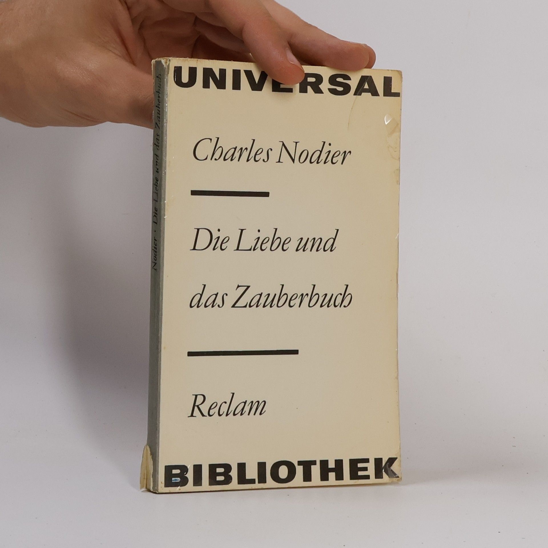 Charles Nodier Die Liebe und das Zauberbuch