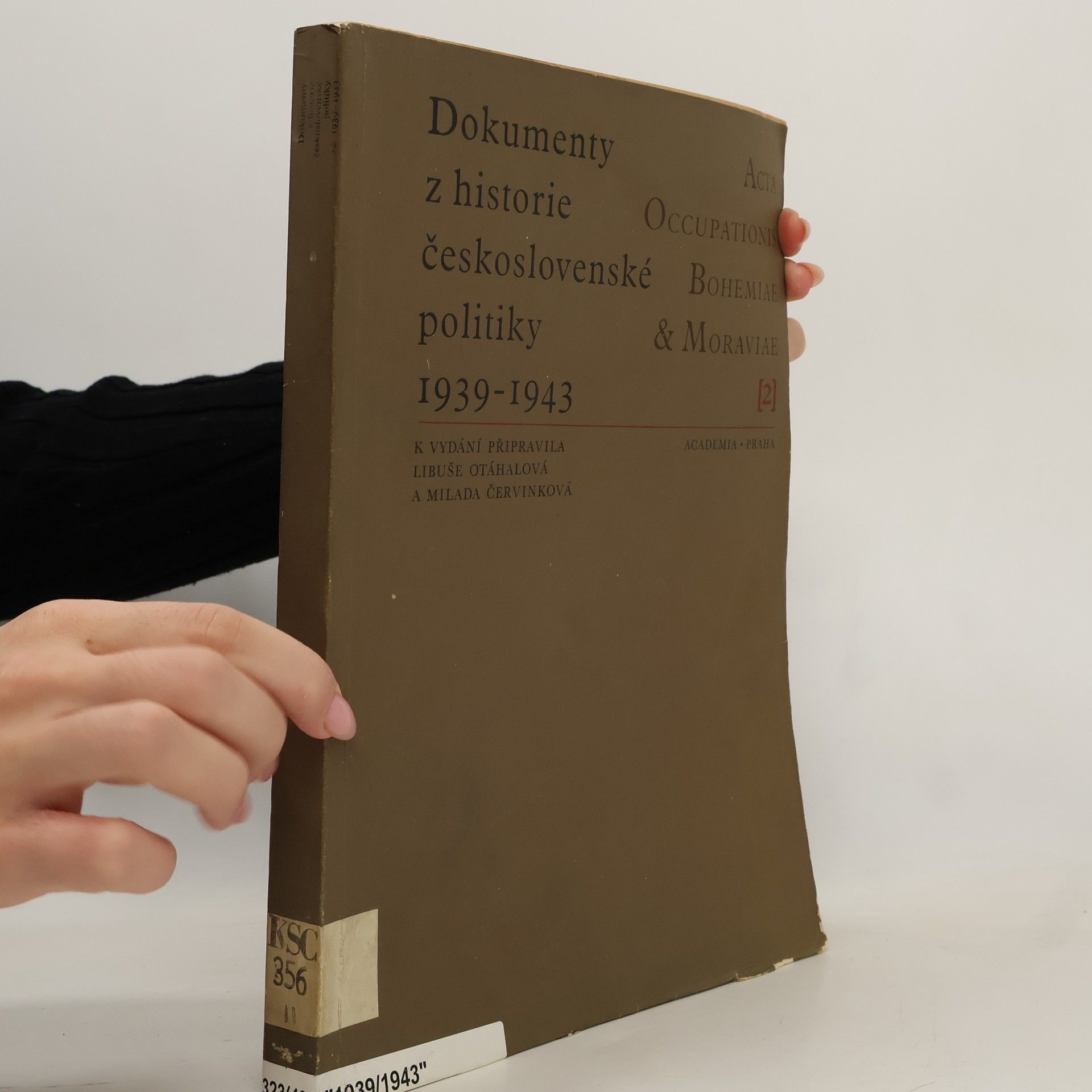 Dokumenty z historie československé politiky 1939-1943. Díl 2.