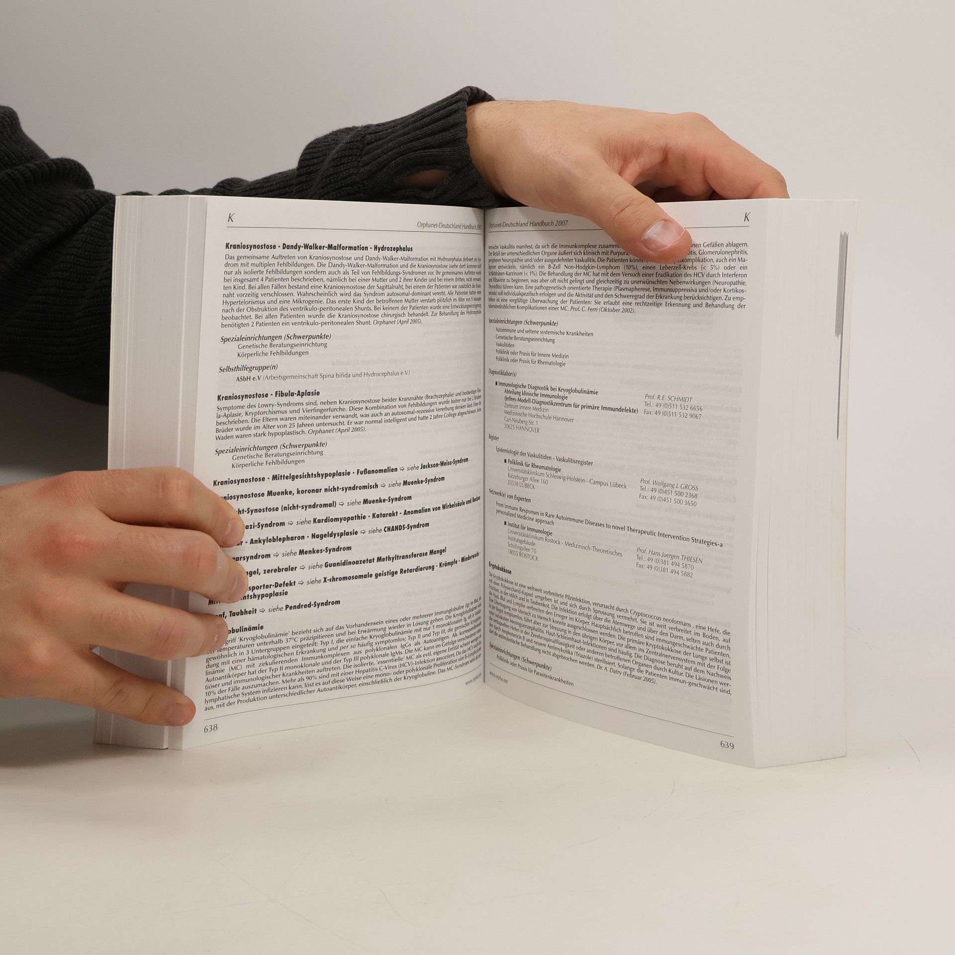 Handbuch seltene Krankheiten 2007 Orphanet Deutschland