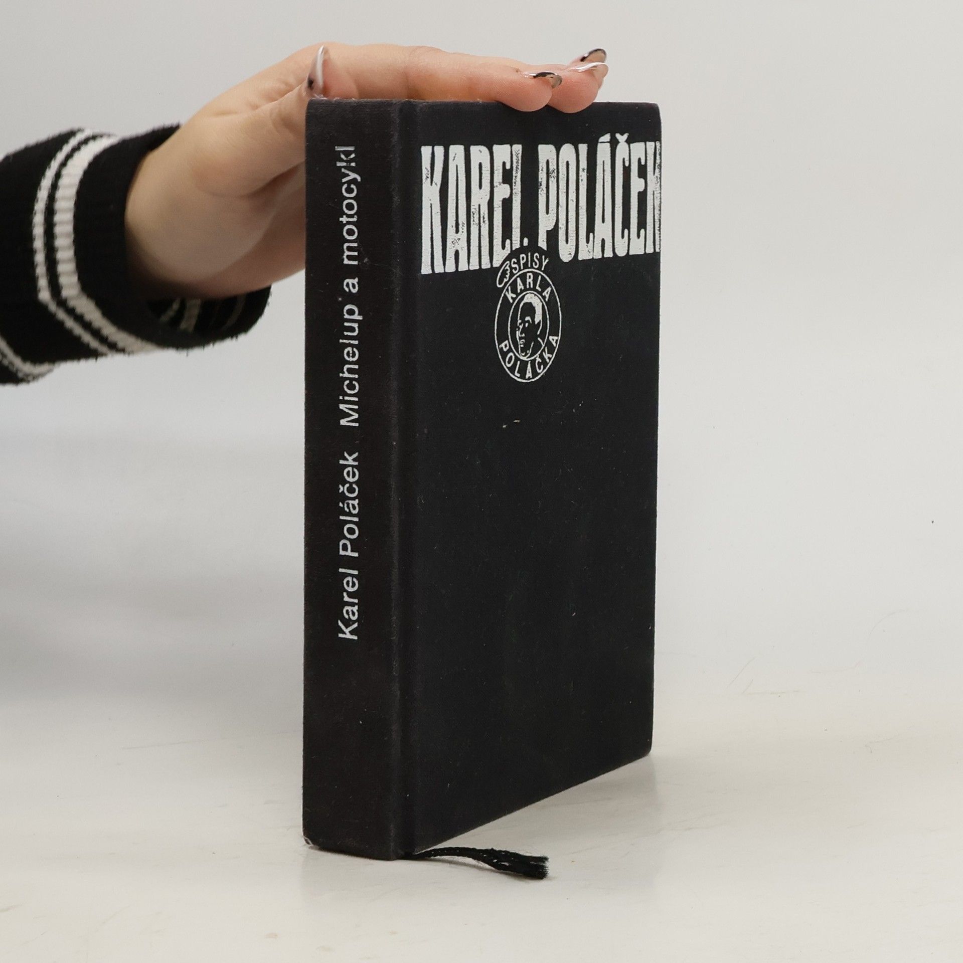 Karel Poláček Michelup a motocykl