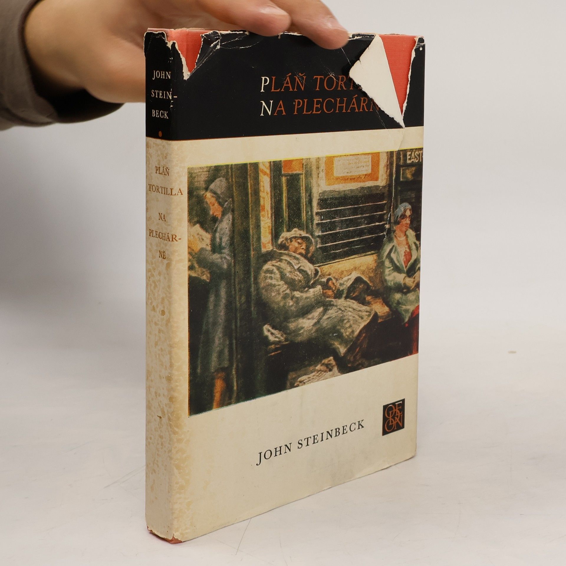 John Steinbeck Pláň Tortilla. Na plechárně