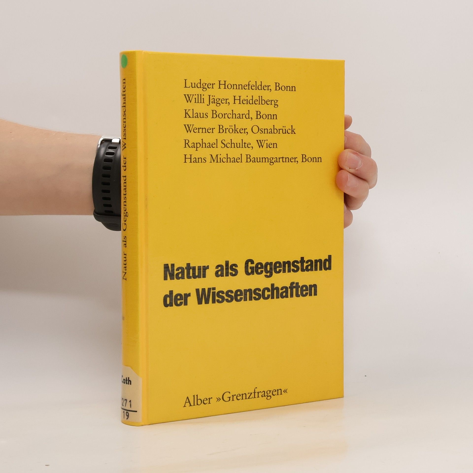 Ludger Honnefelder Natur als Gegenstand der Wissenschaften