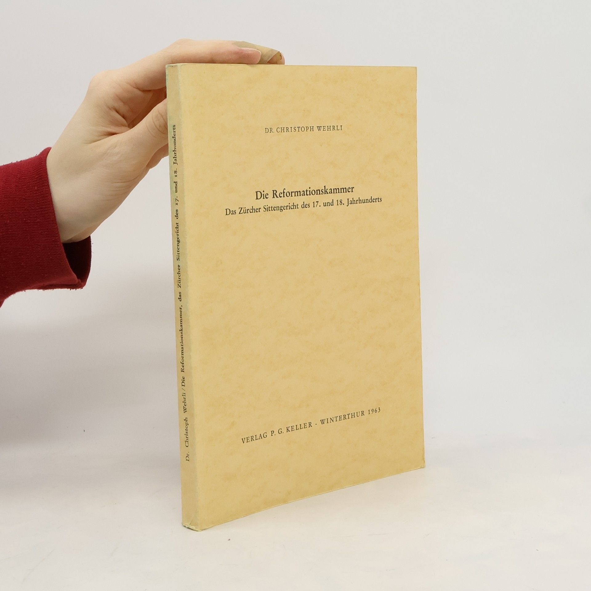 Christoph Wehrli Die Reformationskammer