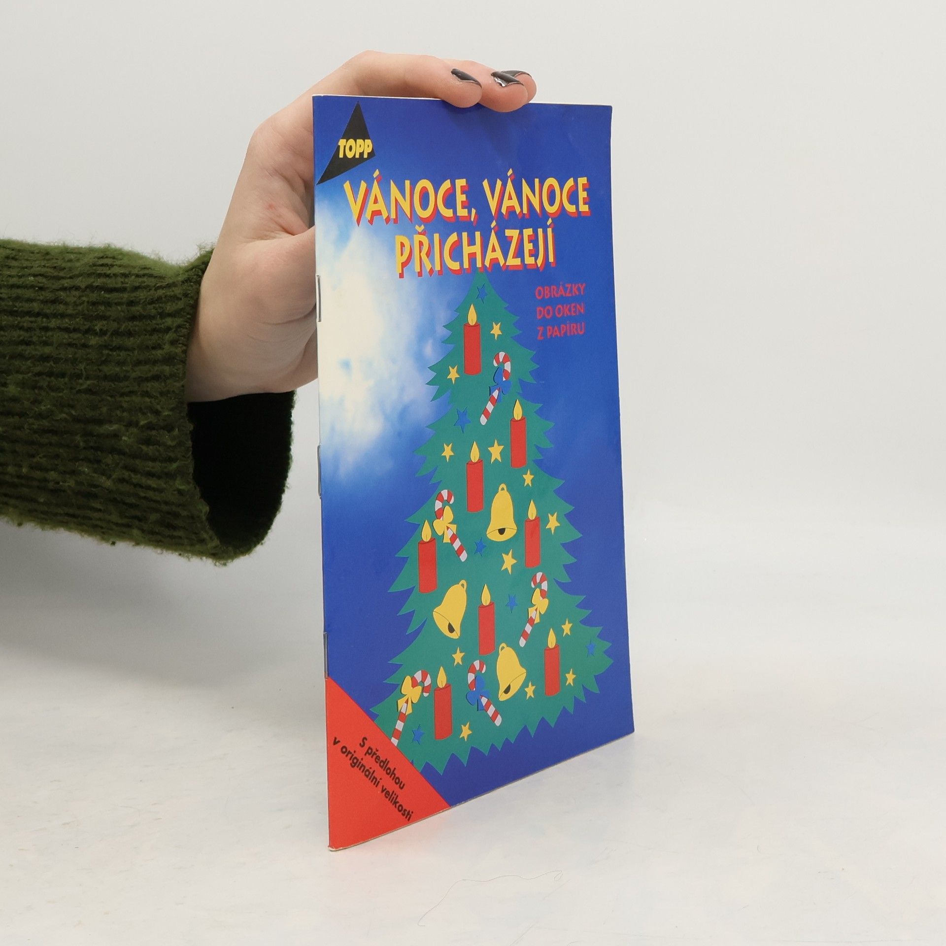 Angelika Kipp Vánoce, vánoce přicházejí : obrázky do oken z papíru