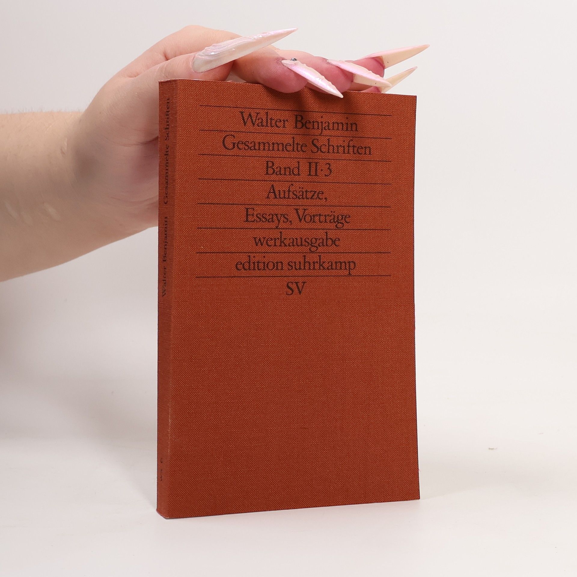 Walter Benjamin Gesammelte Schriften II.