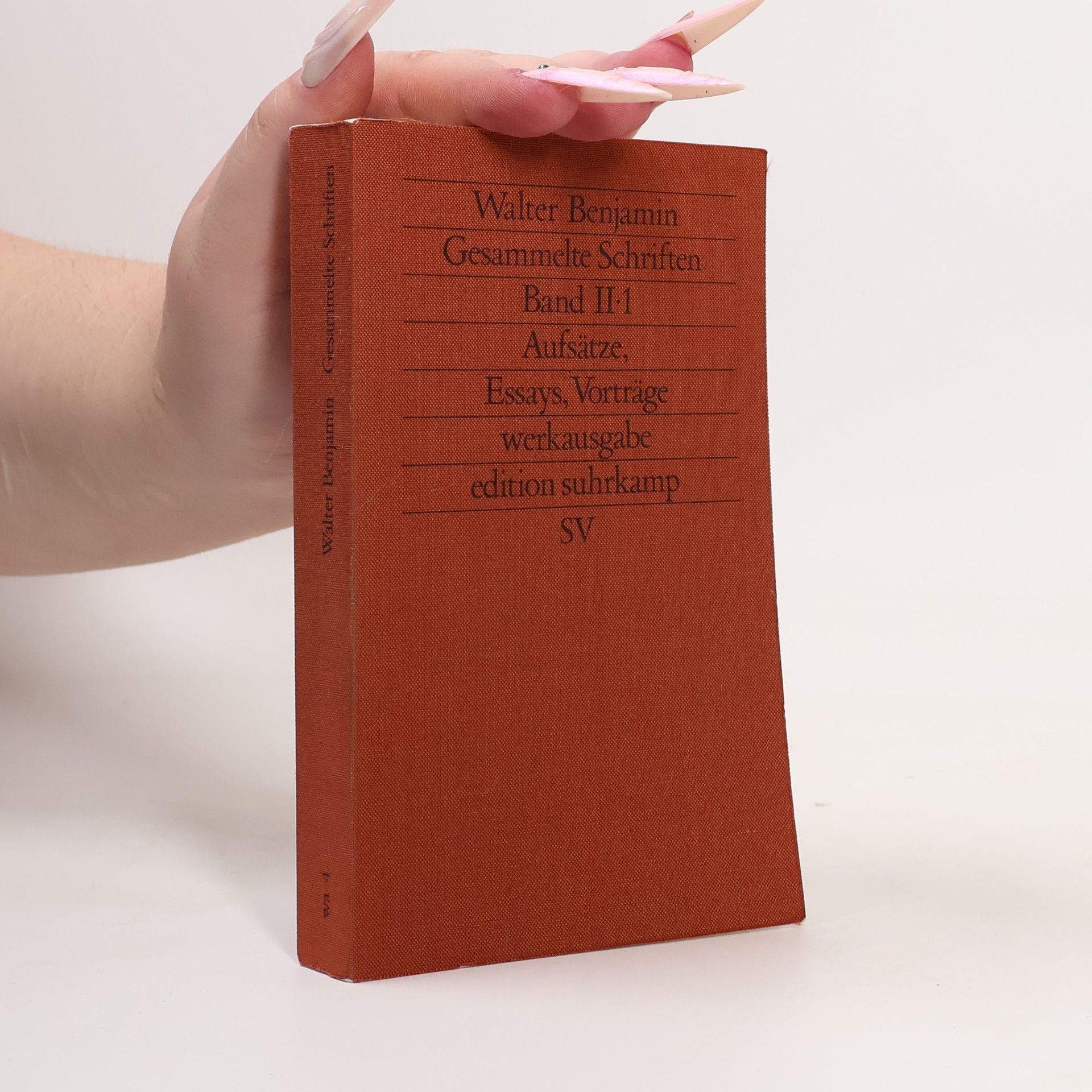 Walter Benjamin Gesammelte Schriften II.1