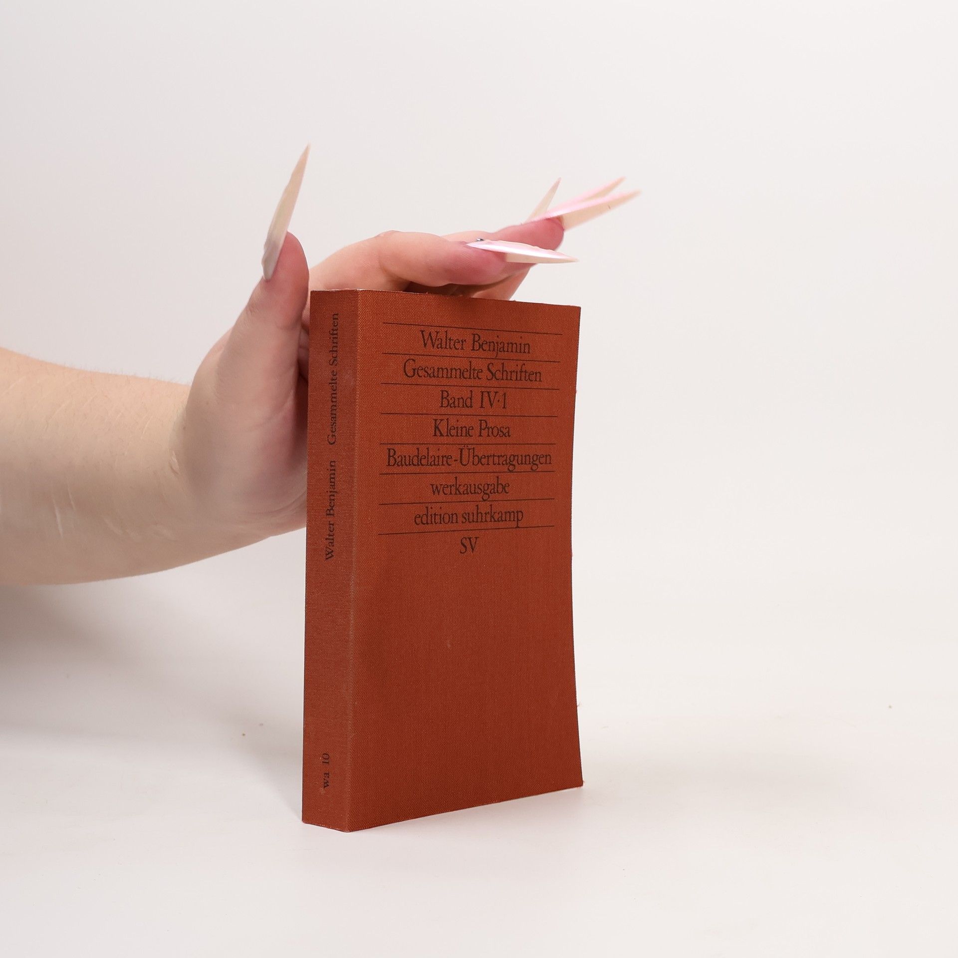 Walter Benjamin Gesammelte Schriften IV. 1