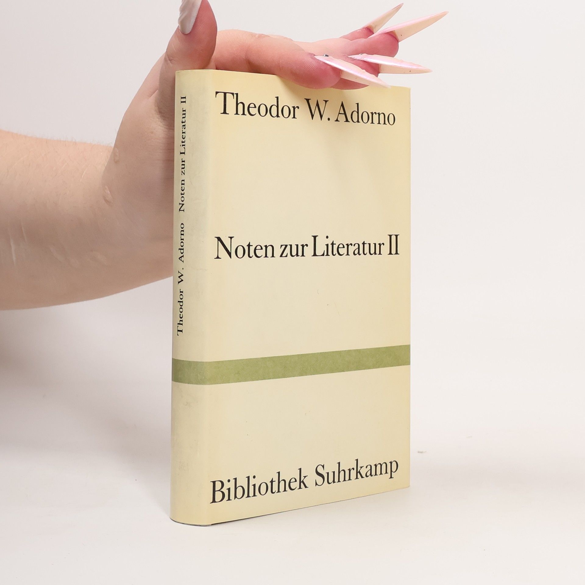 Theodor Wiesengrund Adorno Noten zur Literatur II.