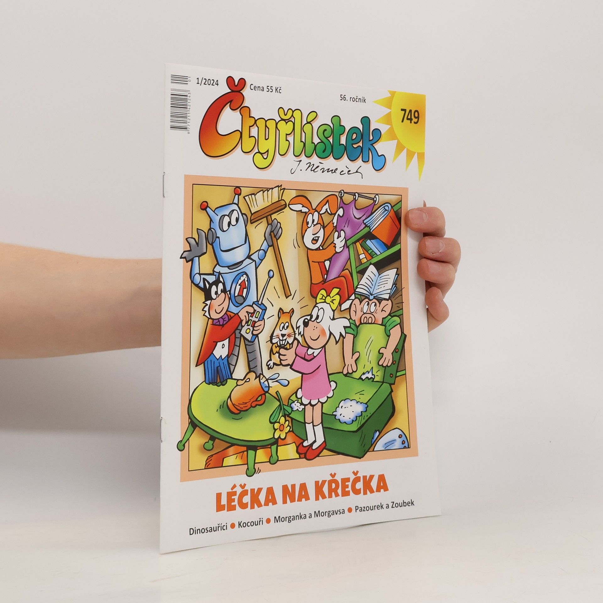 Autorenkollektiv Čtyřlístek 749. 1/2024. Léčka na křečka