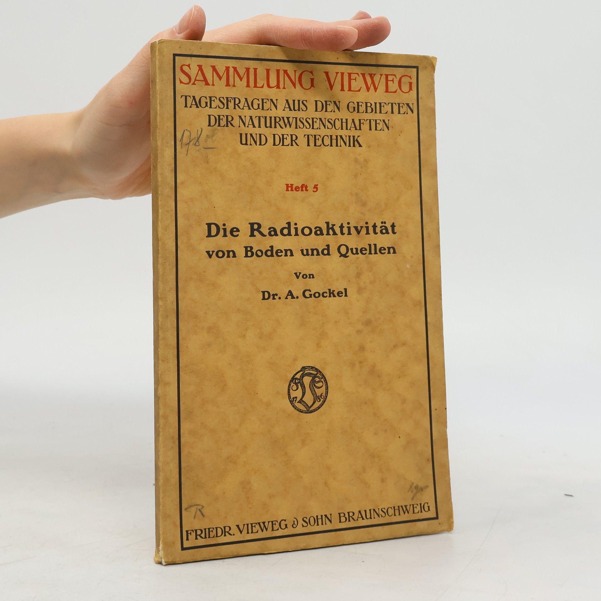 Albert Gockel Die Radioaktivität von Boden und Quellen