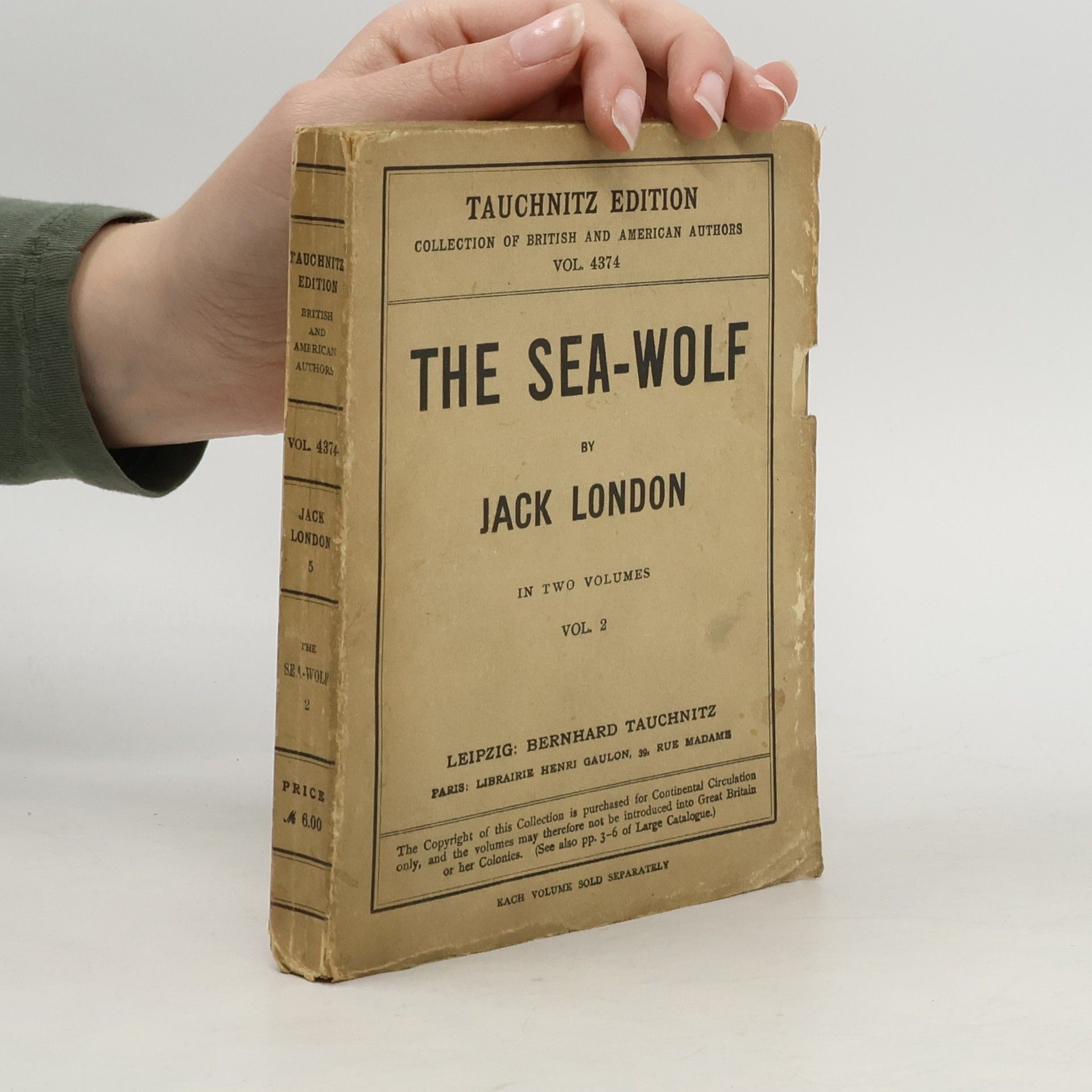 Jack London The Sea-Wolf in Two Volumes