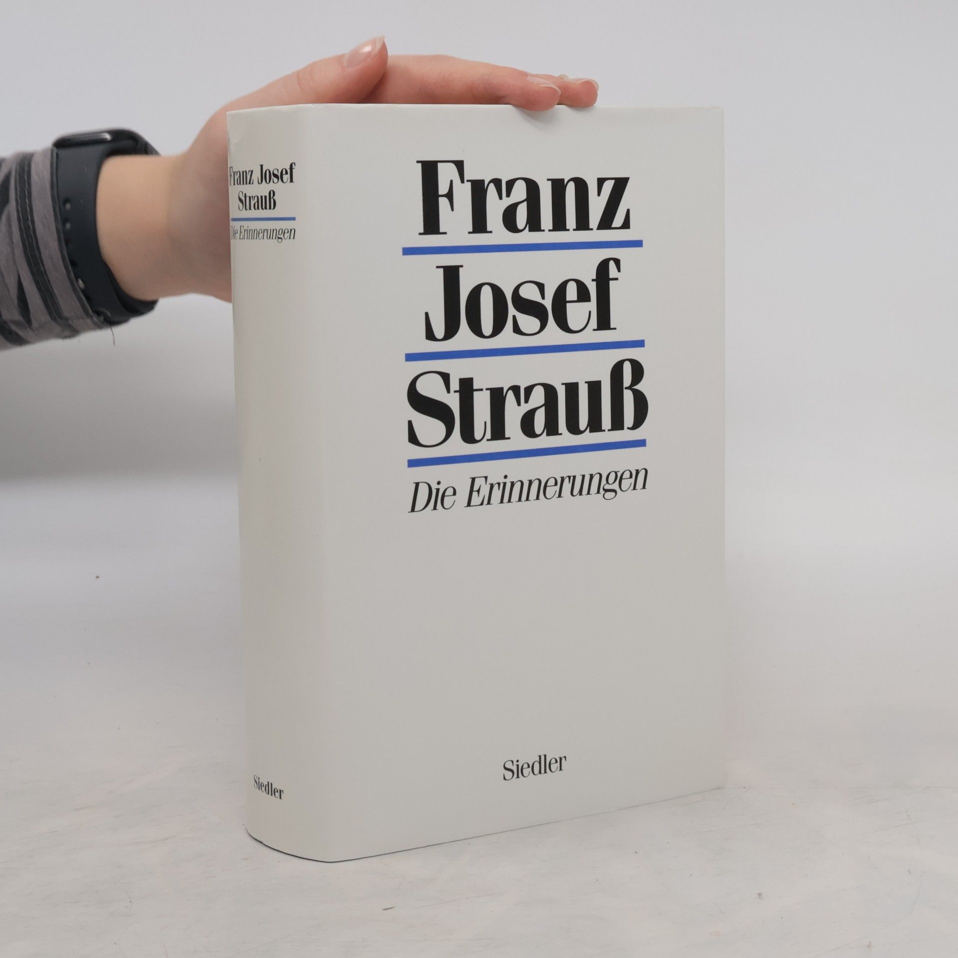 Franz Josef Strauß Die Erinnerungen