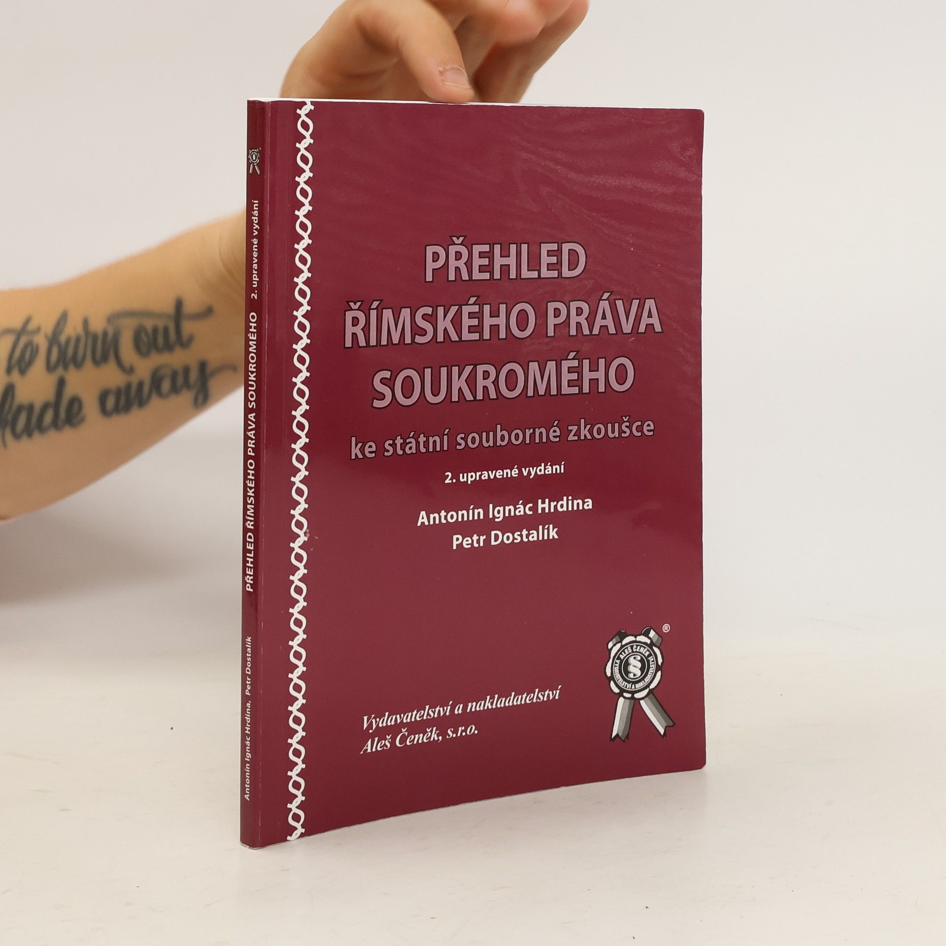 Ignác Antonín Hrdina Přehled římského práva soukromého ke státní souborné zkoušce