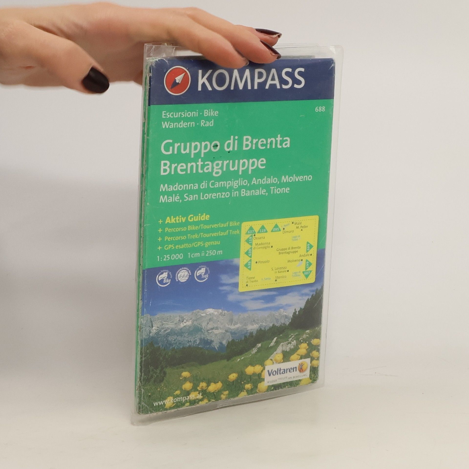 KOMPASS-Karten GmbH Gruppo di Brenta 688 / 1:25T NKOM