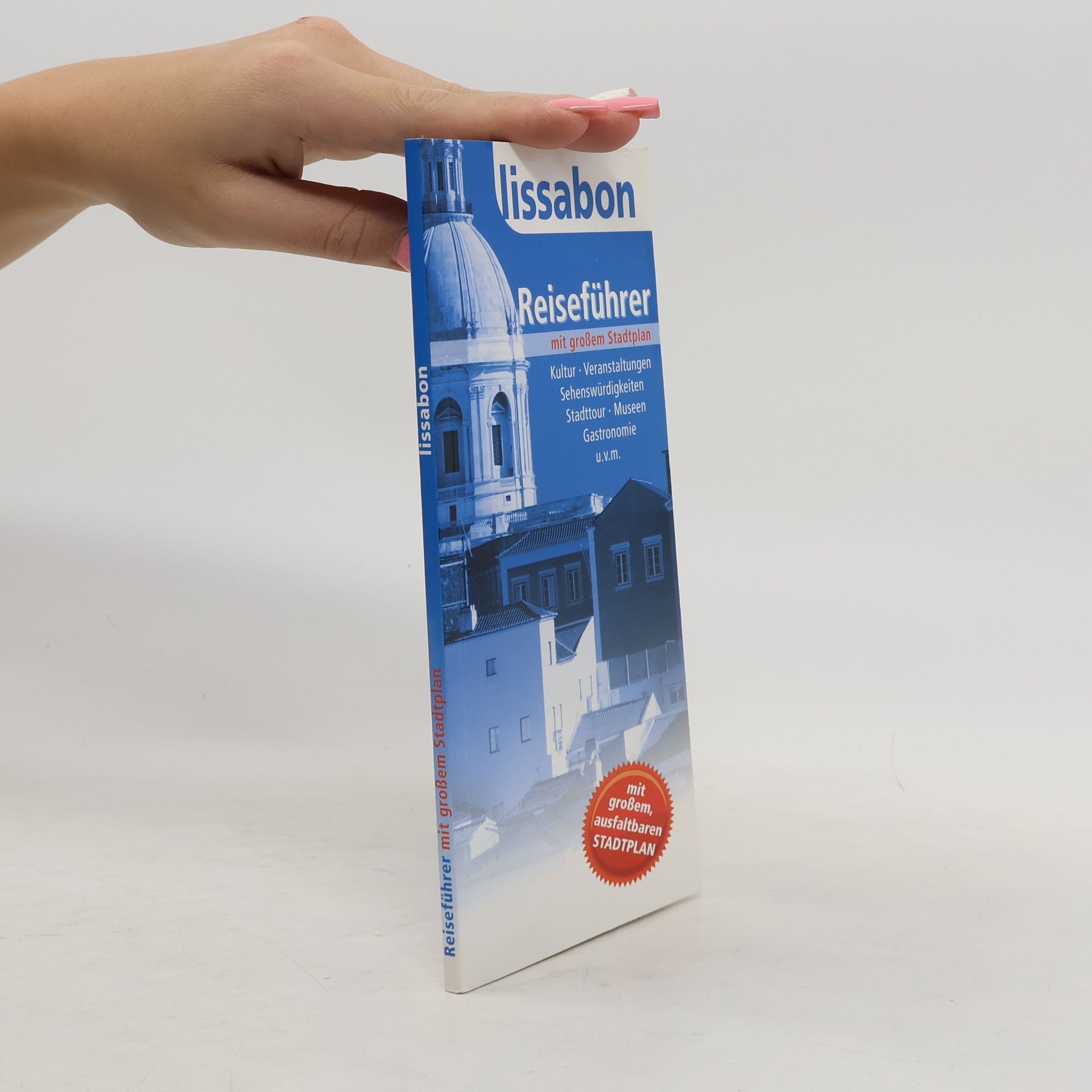 Autorenkollektiv Reiseführer mit grossem Stadtplan: Lissabon