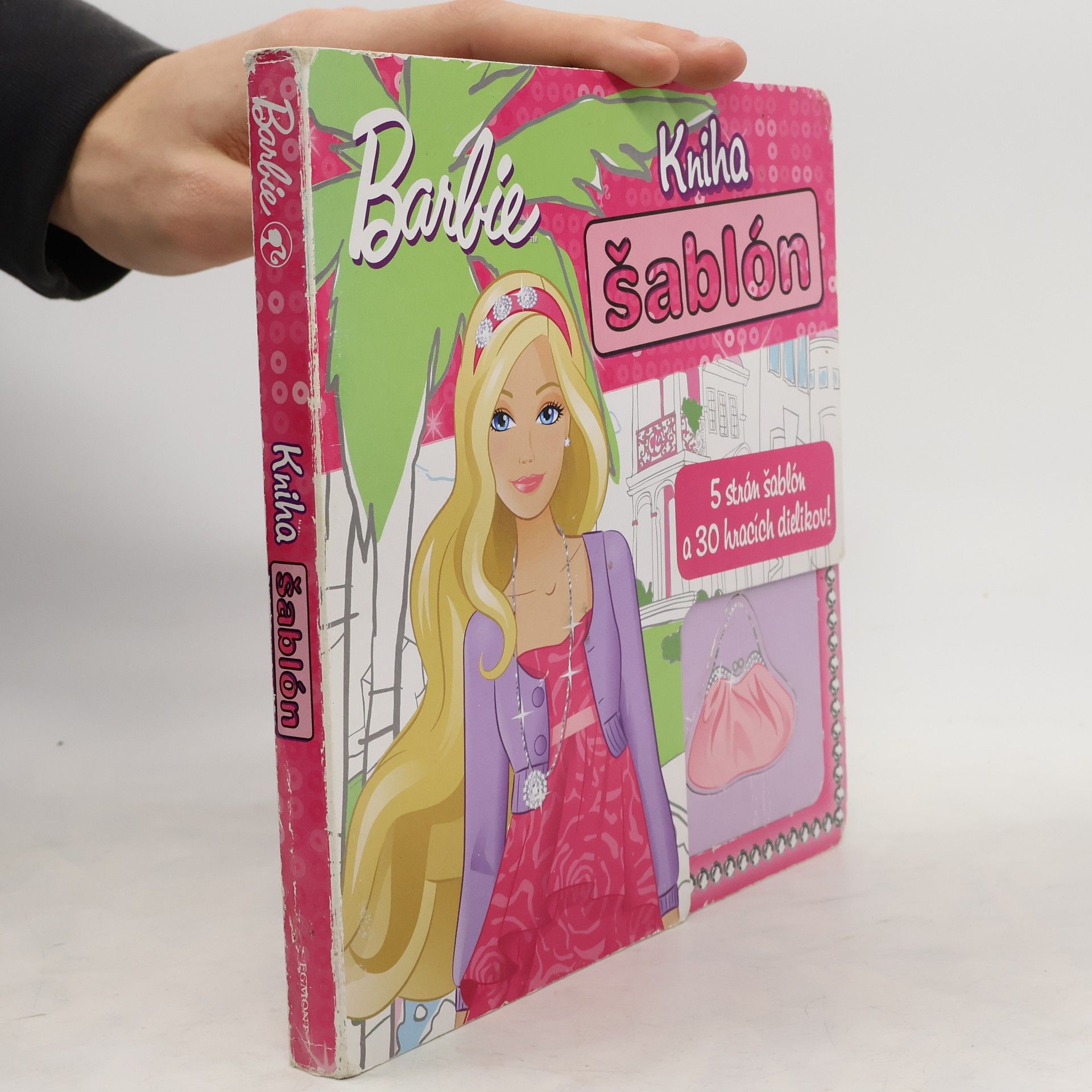 AA.VV. Kniha šablón : Barbie : 5 strán šablón a 30 hracích dielikov! Barbie