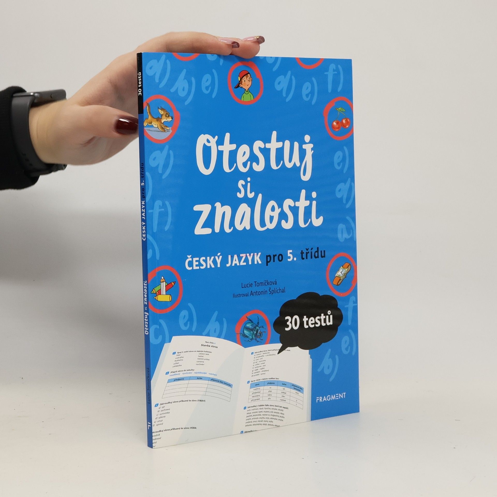 Lucie Tomíčková Otestuj si znalosti. Český jazyk pro 5. třídu