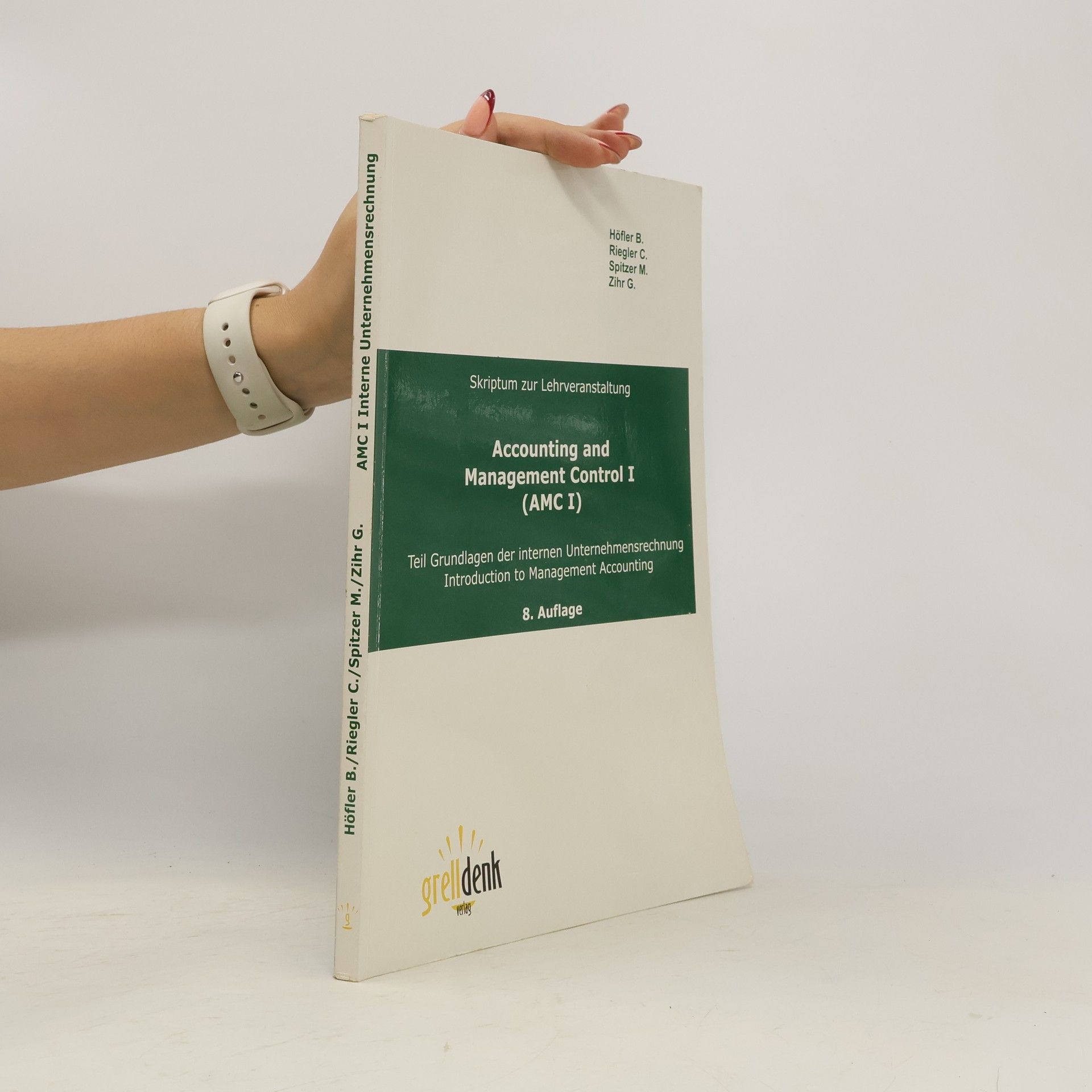 Kolektiv autorů Accounting for Management Control I