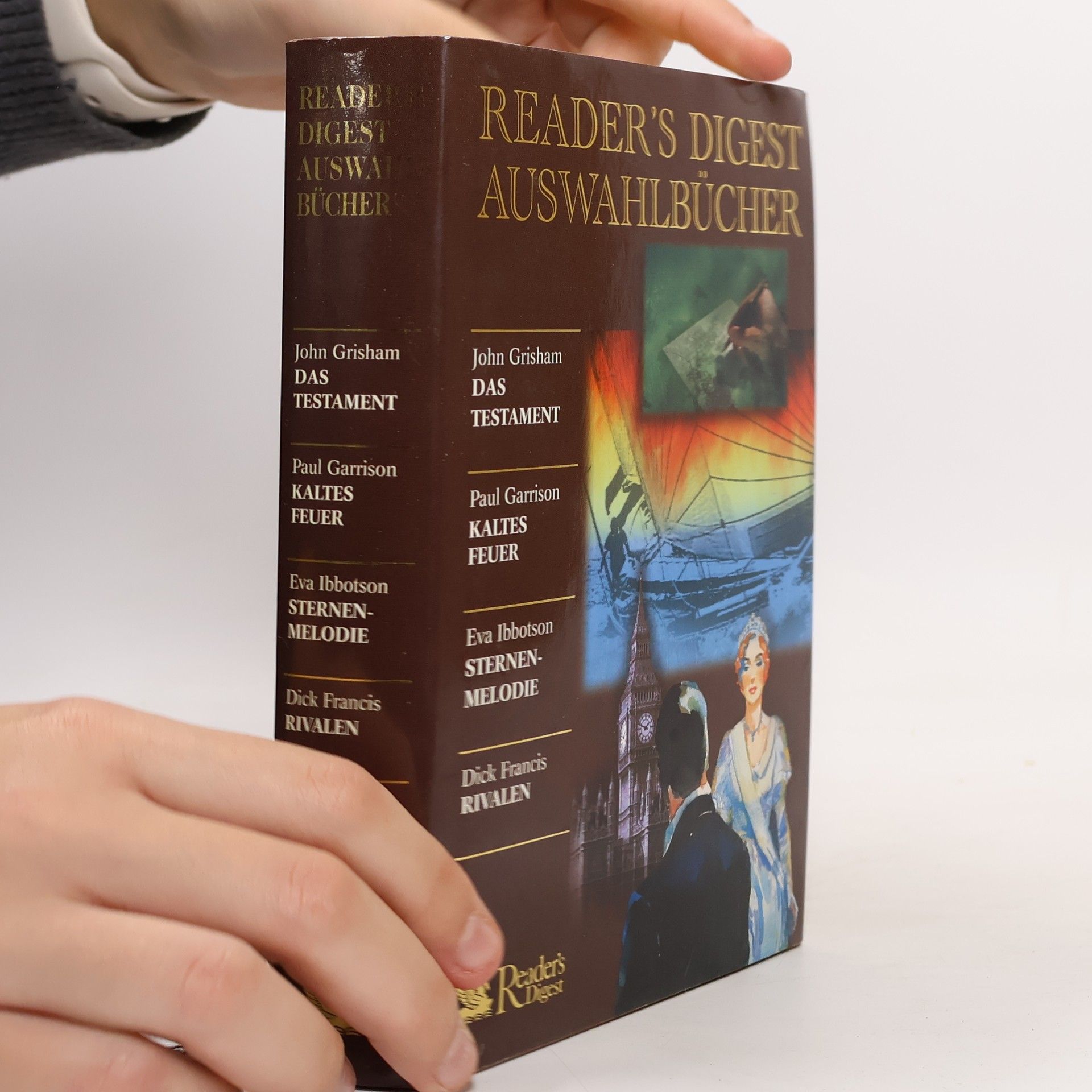 John Grisham Reader's Digest Auswahlbücher. Das Testament. Kaltes Feuer. Sternenmelodie. Rivalen