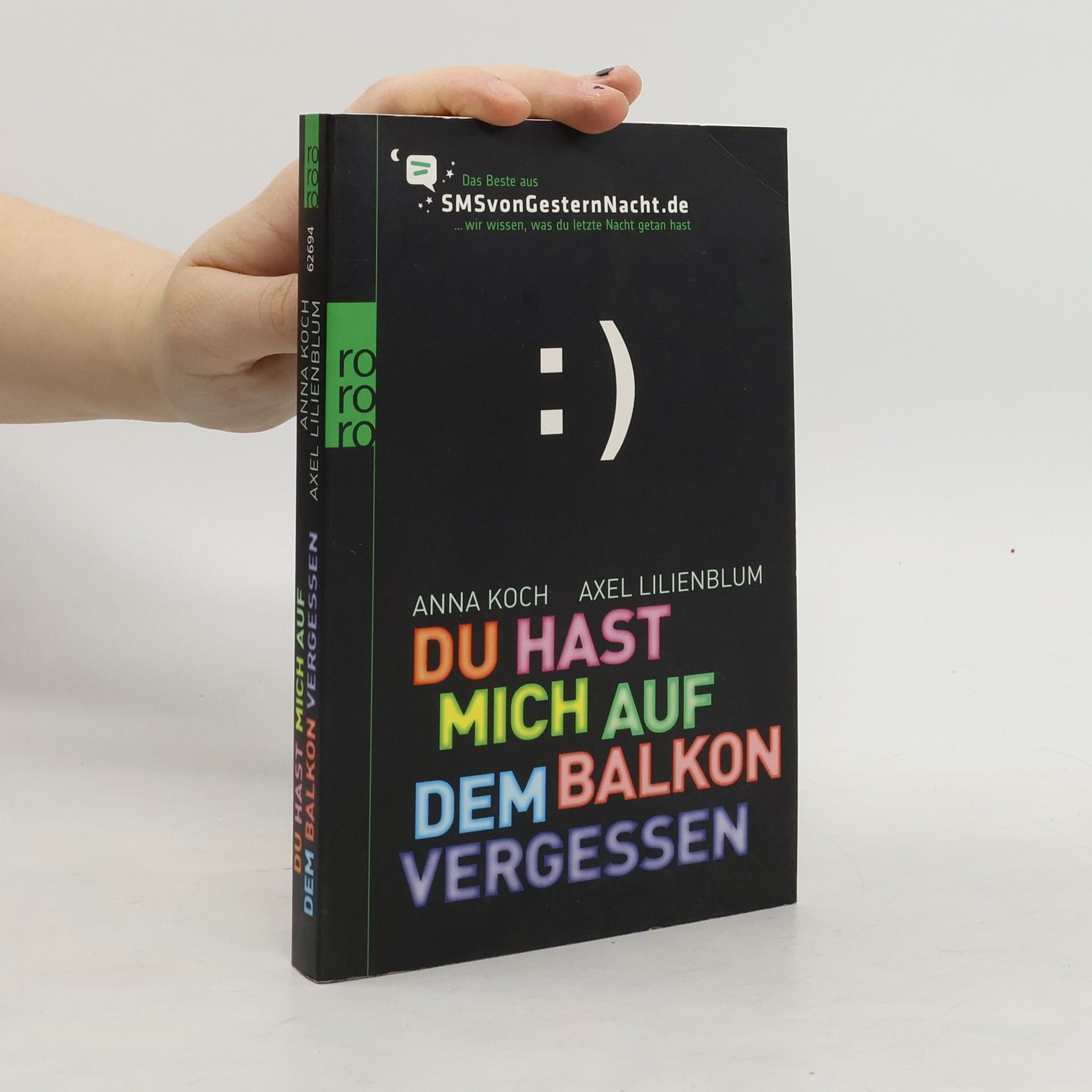 Anna Koch Du hast mich auf dem Balkon vergessen