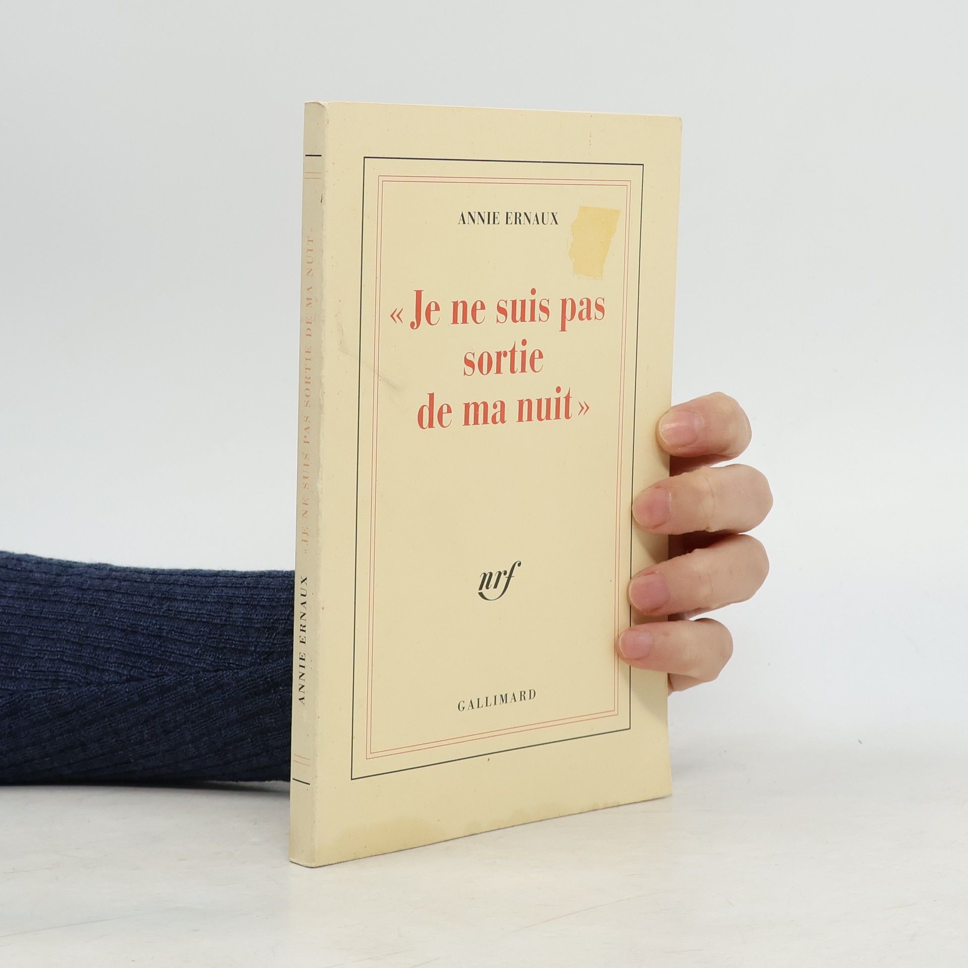 Annie Ernaux Je ne suis pas sortie de ma nuit