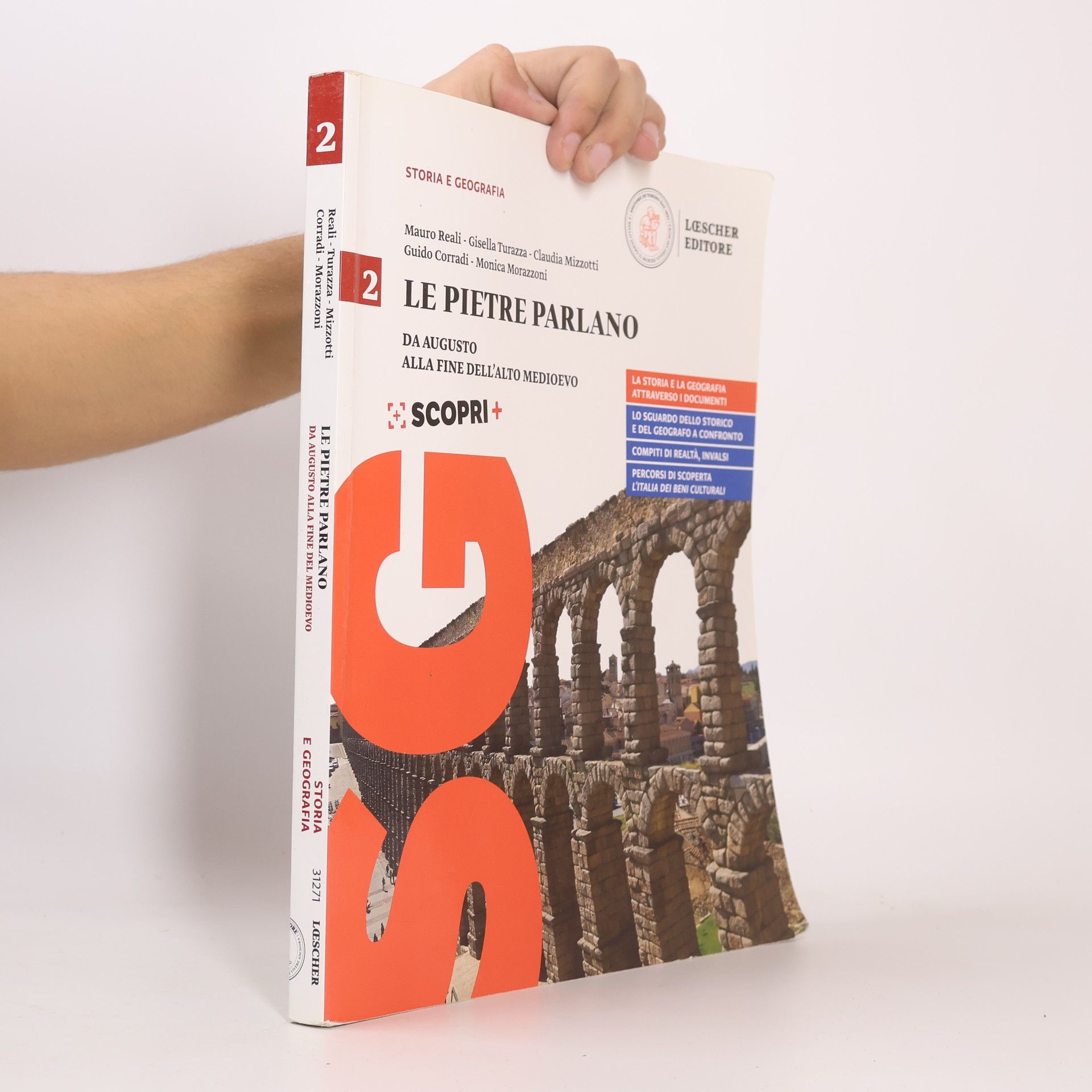 Kolektív autorov Le pietre parlano. Corso di storia e geografia 2