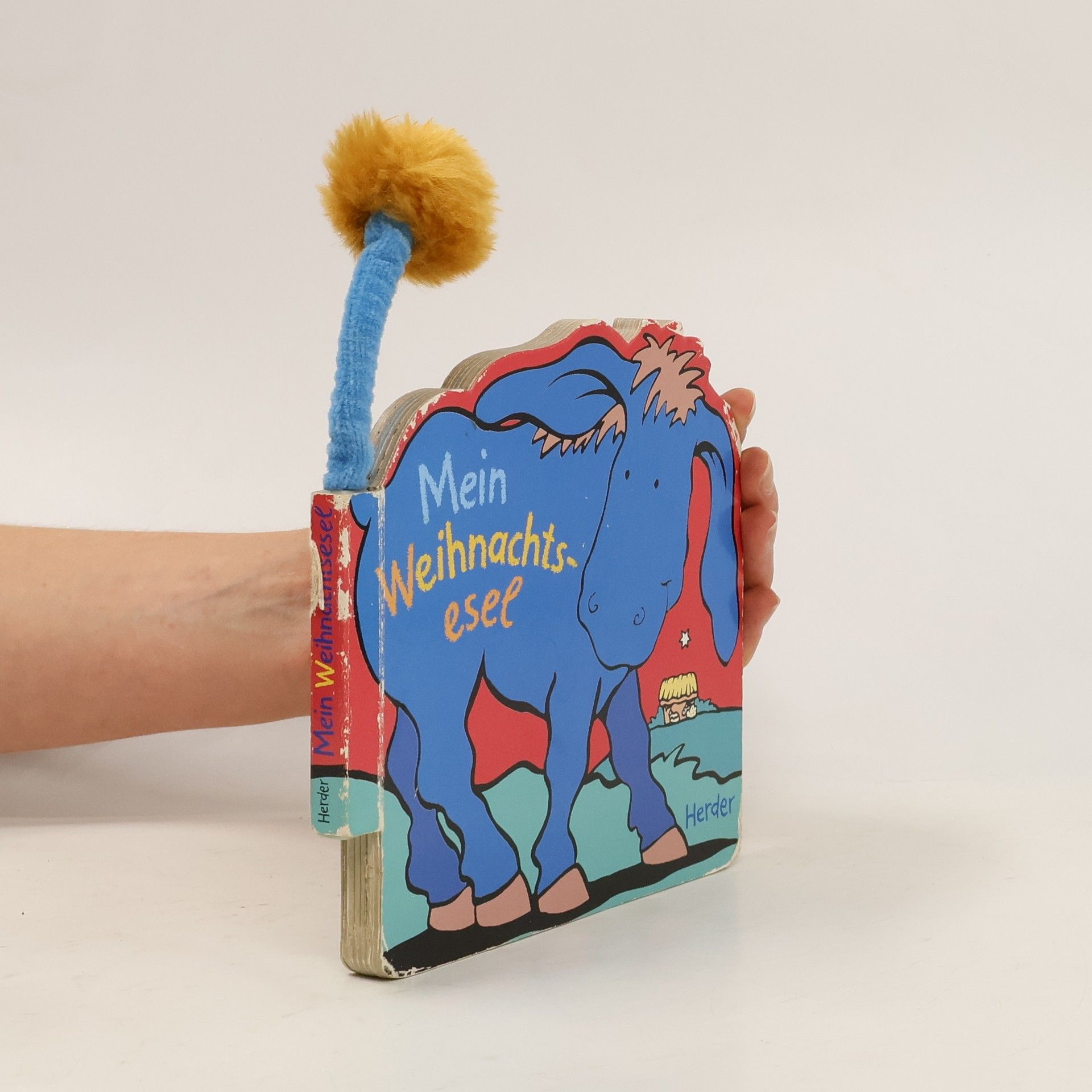 Mein Weihnachtsesel. Mit Plüschschwanz