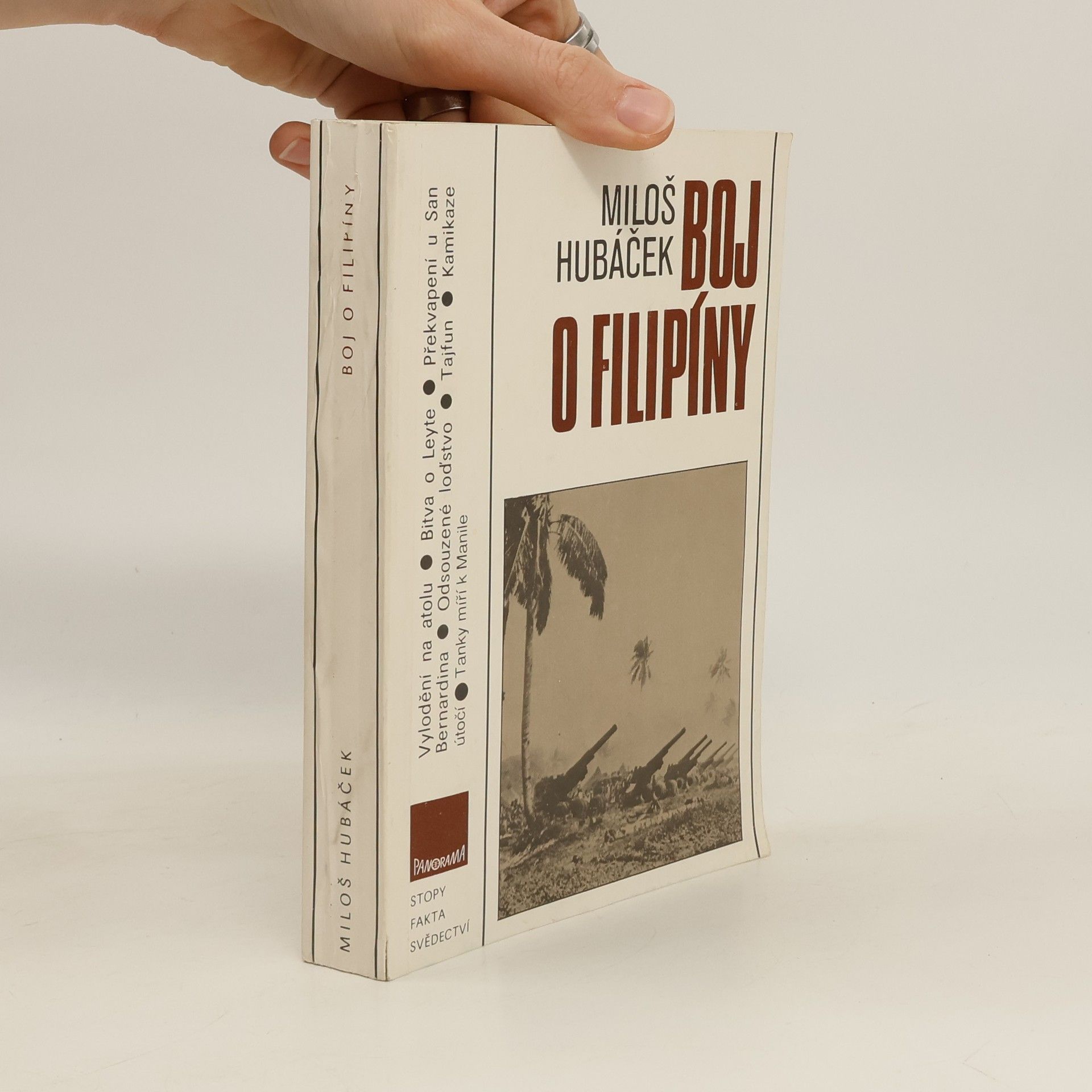 Miloš Hubáček Boj o Filipíny
